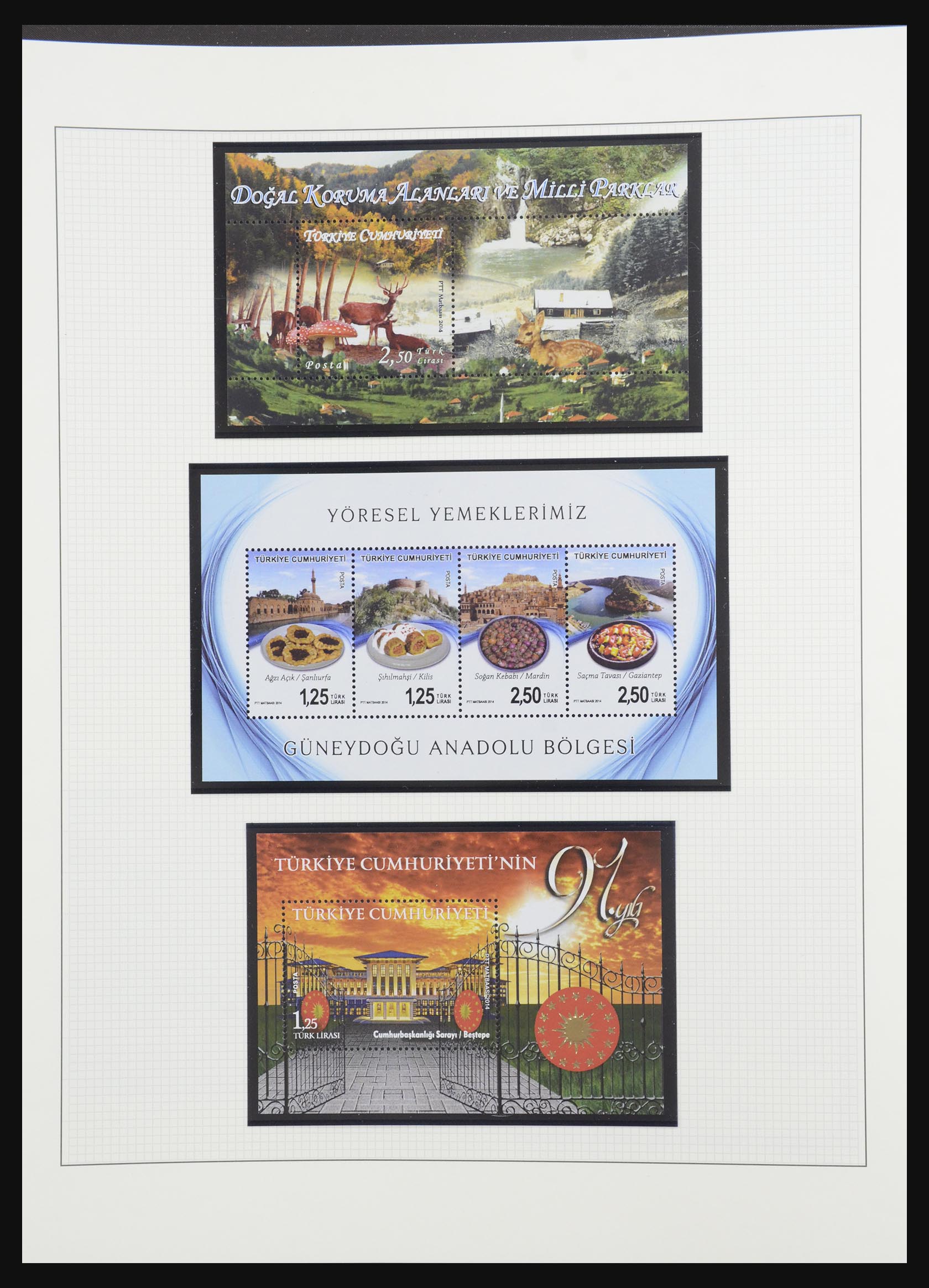 32304 049 - 32304 Turkey souvenir sheets 1938-2016.