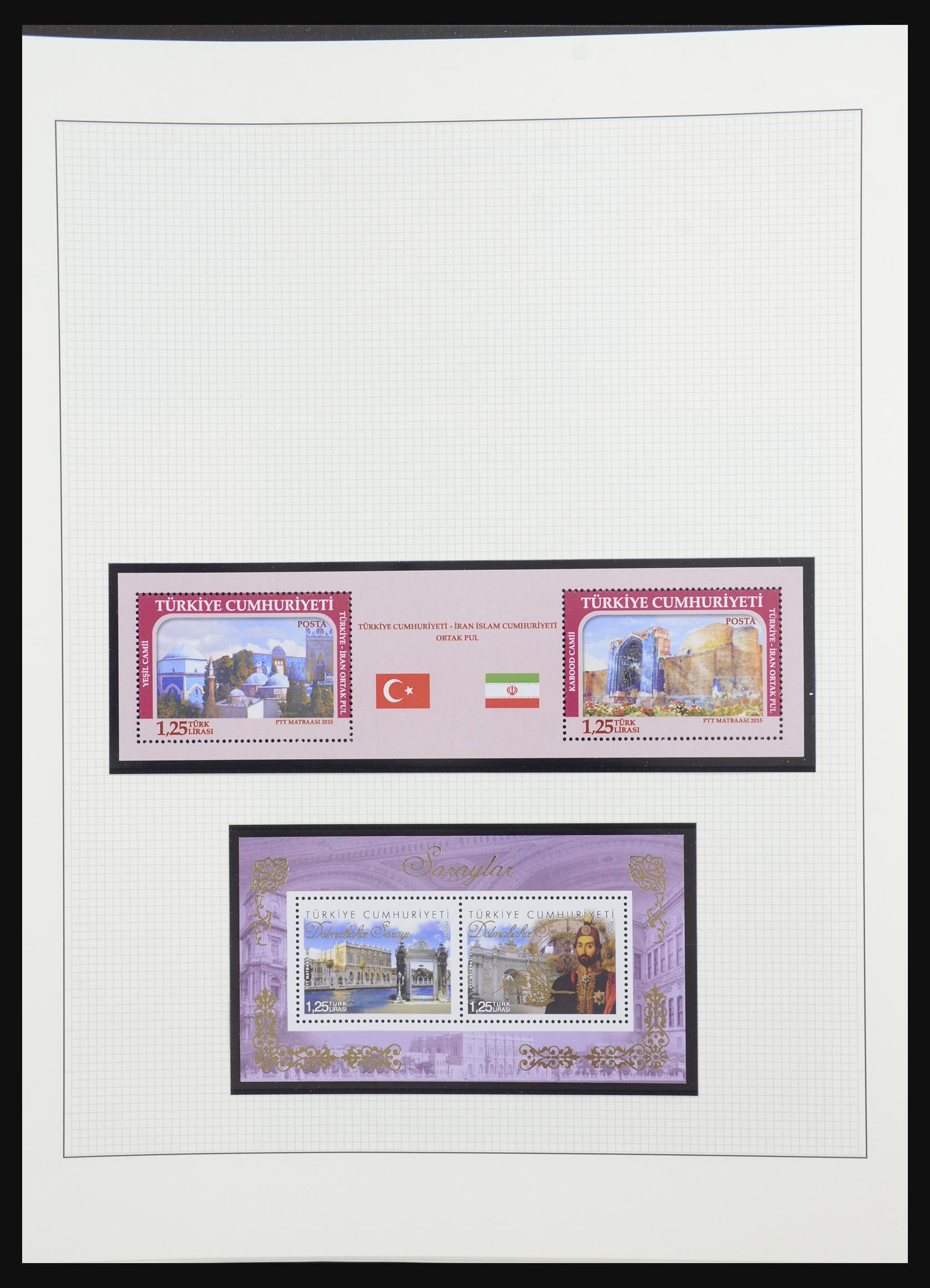 32304 052 - 32304 Turkey souvenir sheets 1938-2016.