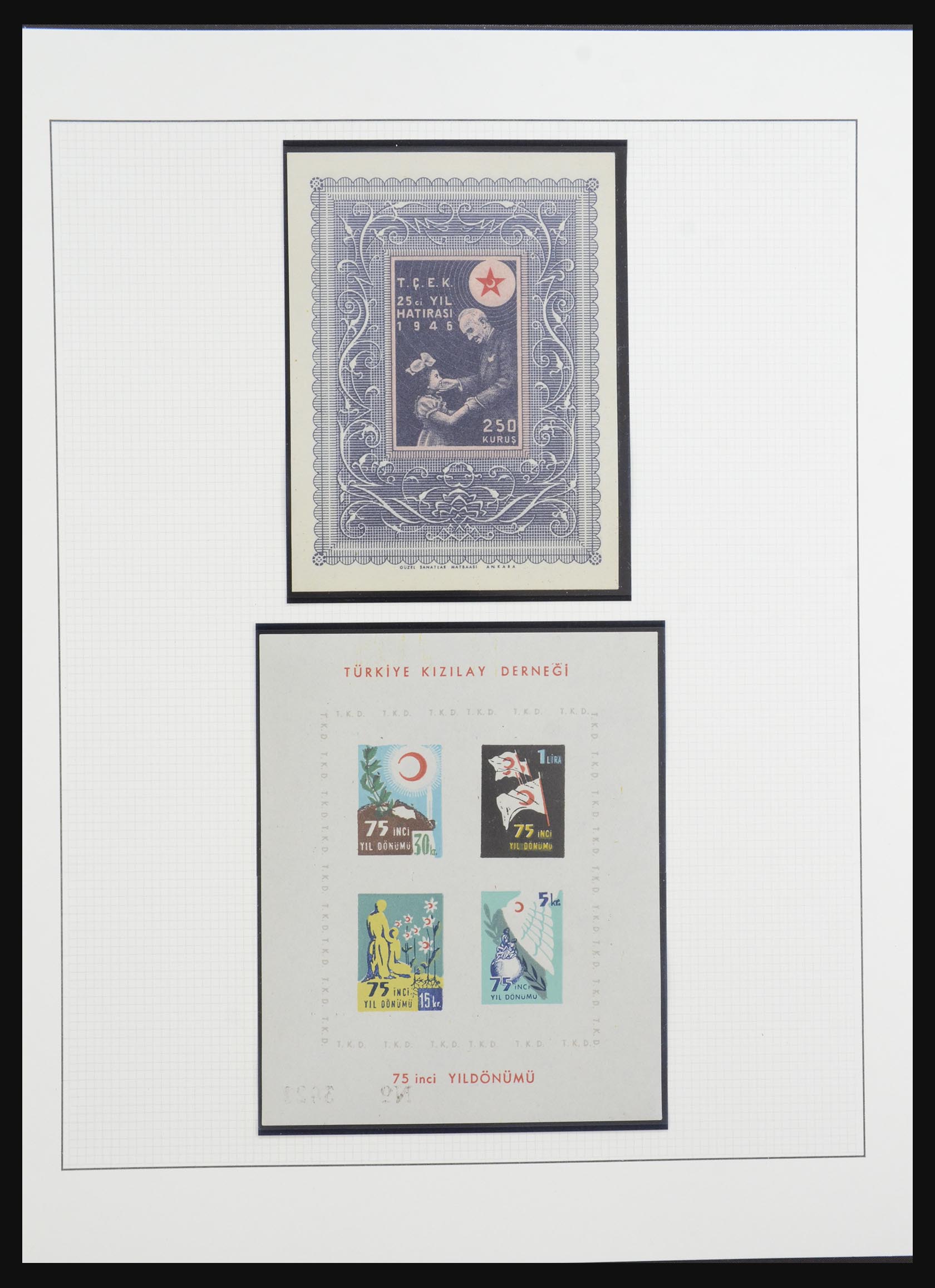 32304 061 - 32304 Turkey souvenir sheets 1938-2016.