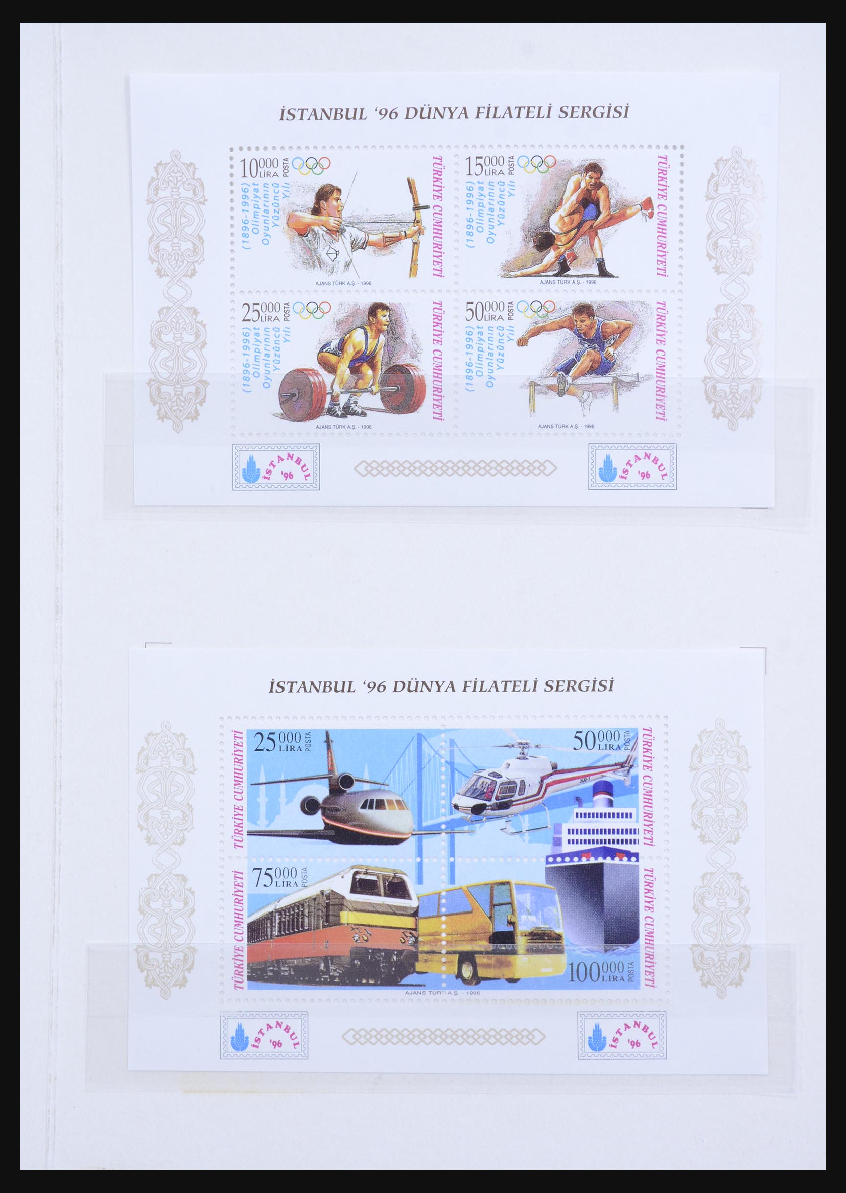 32304 080 - 32304 Turkey souvenir sheets 1938-2016.
