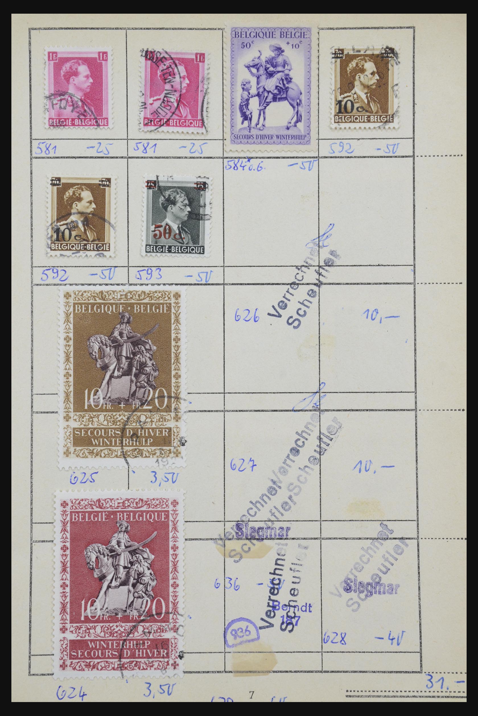 32306 061 - 32306 Belgium 1849-2000.