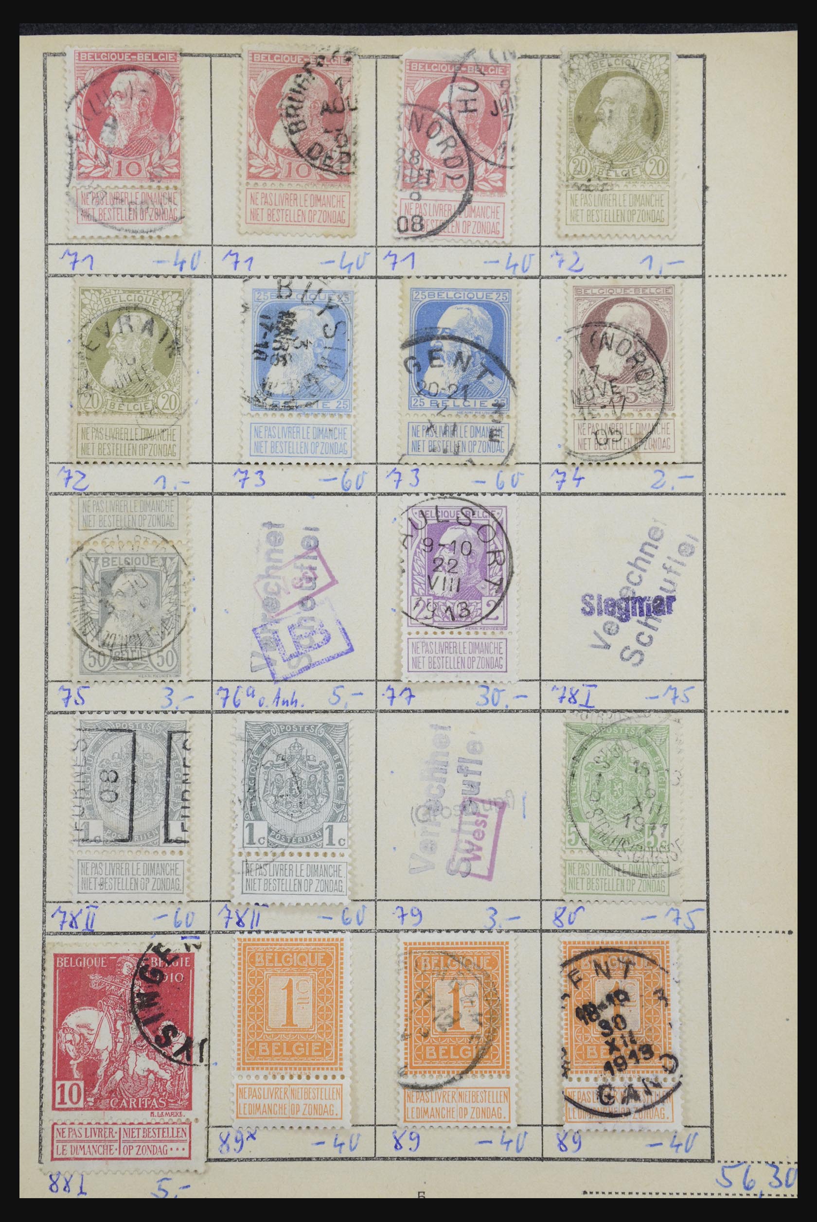 32306 074 - 32306 Belgium 1849-2000.