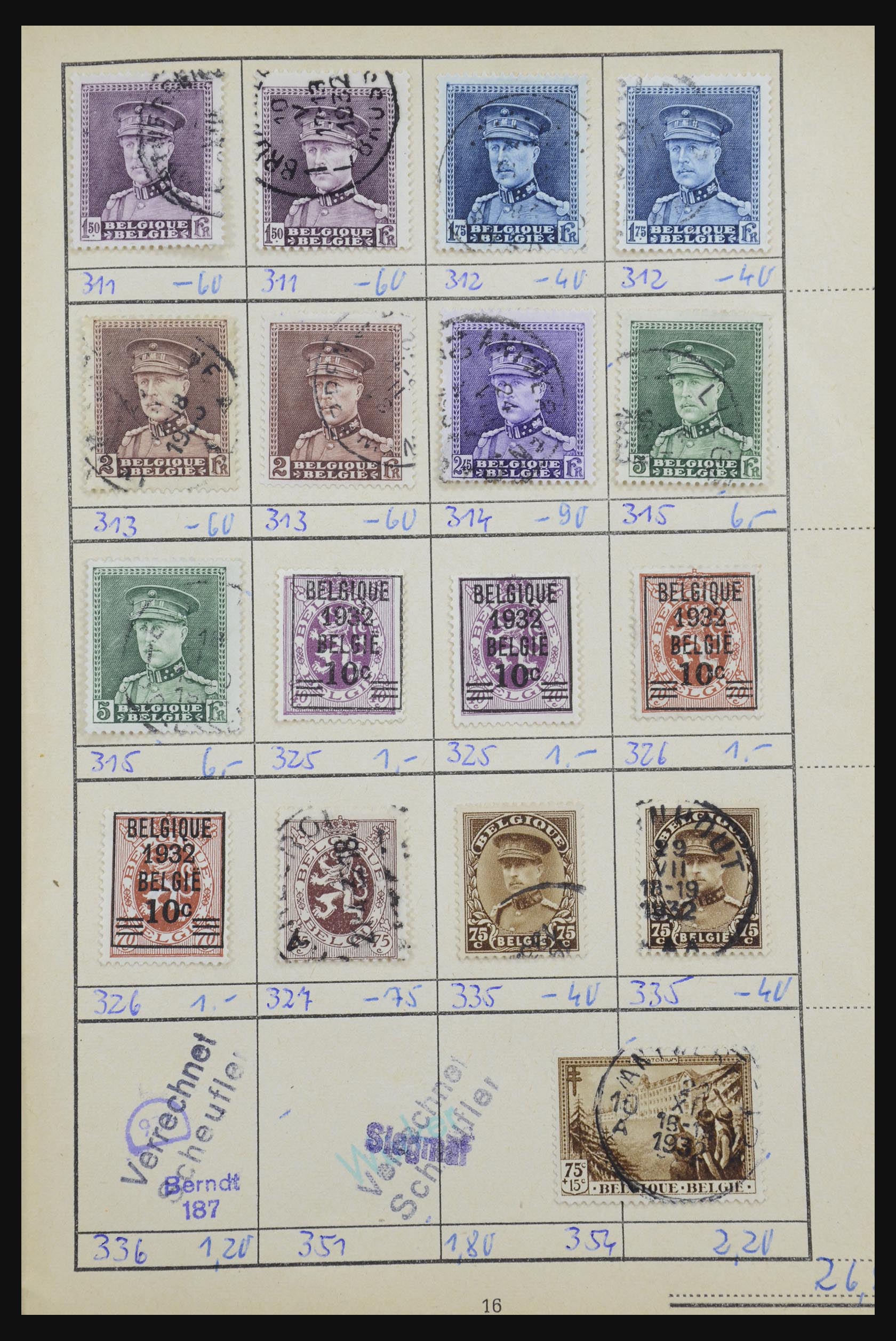 32306 085 - 32306 Belgium 1849-2000.