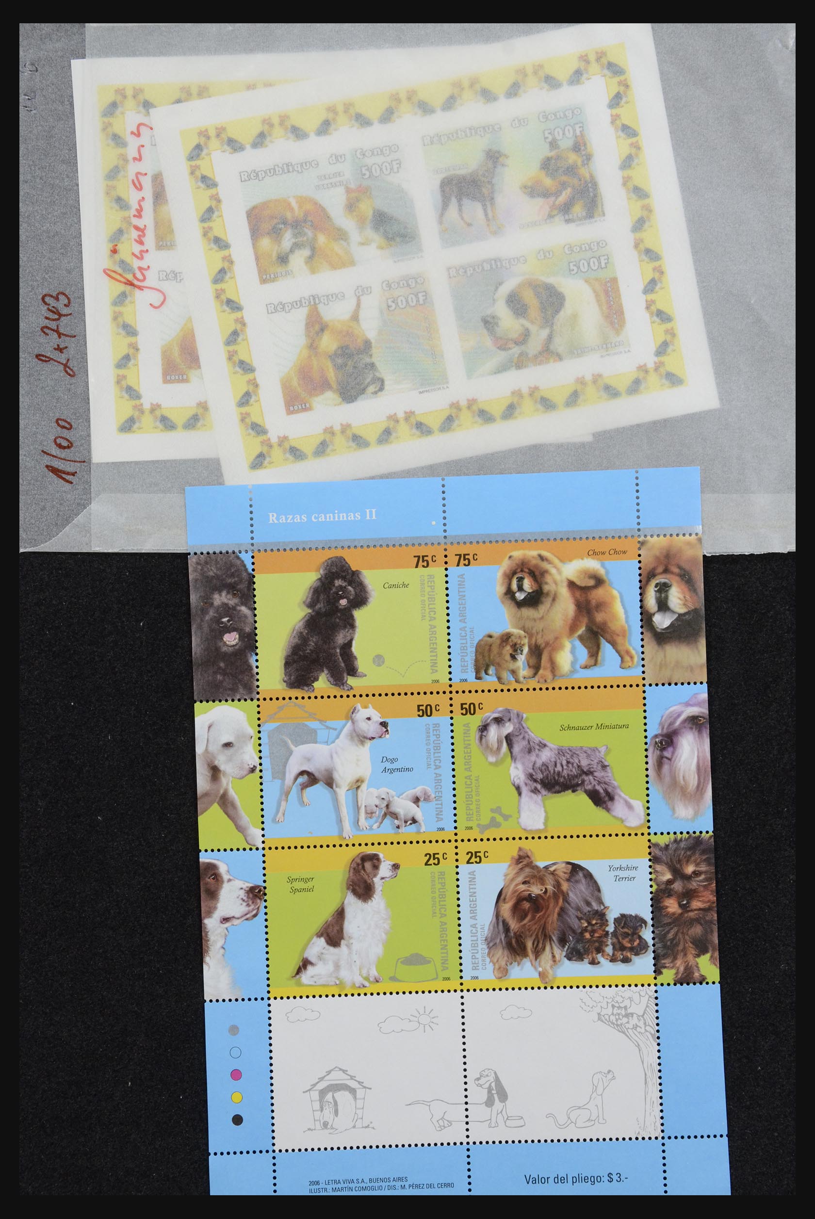 32309 029 - 32309 Motief: honden tot modern.