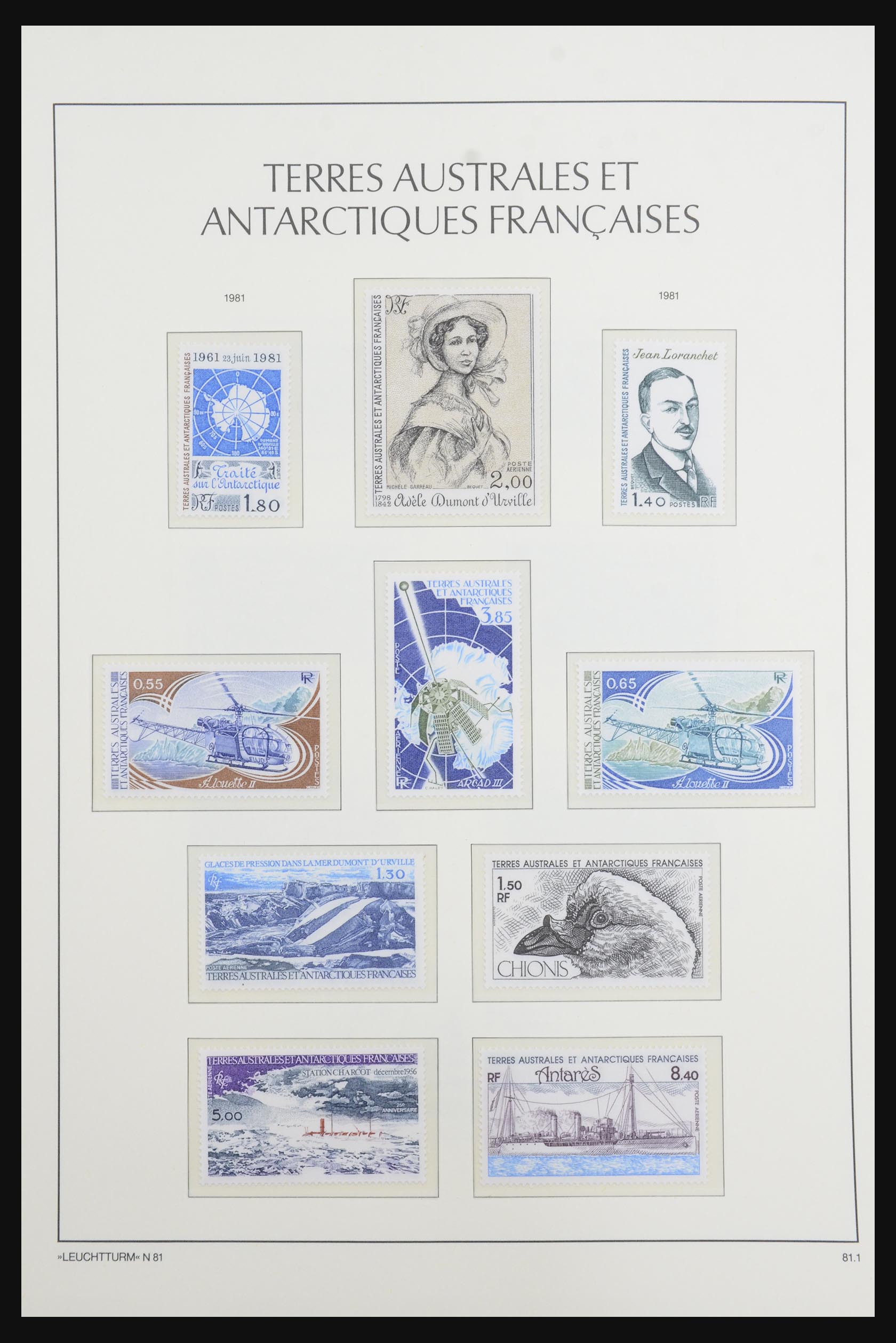 32322 019 - 32322 French Antarctics 1948-2004!