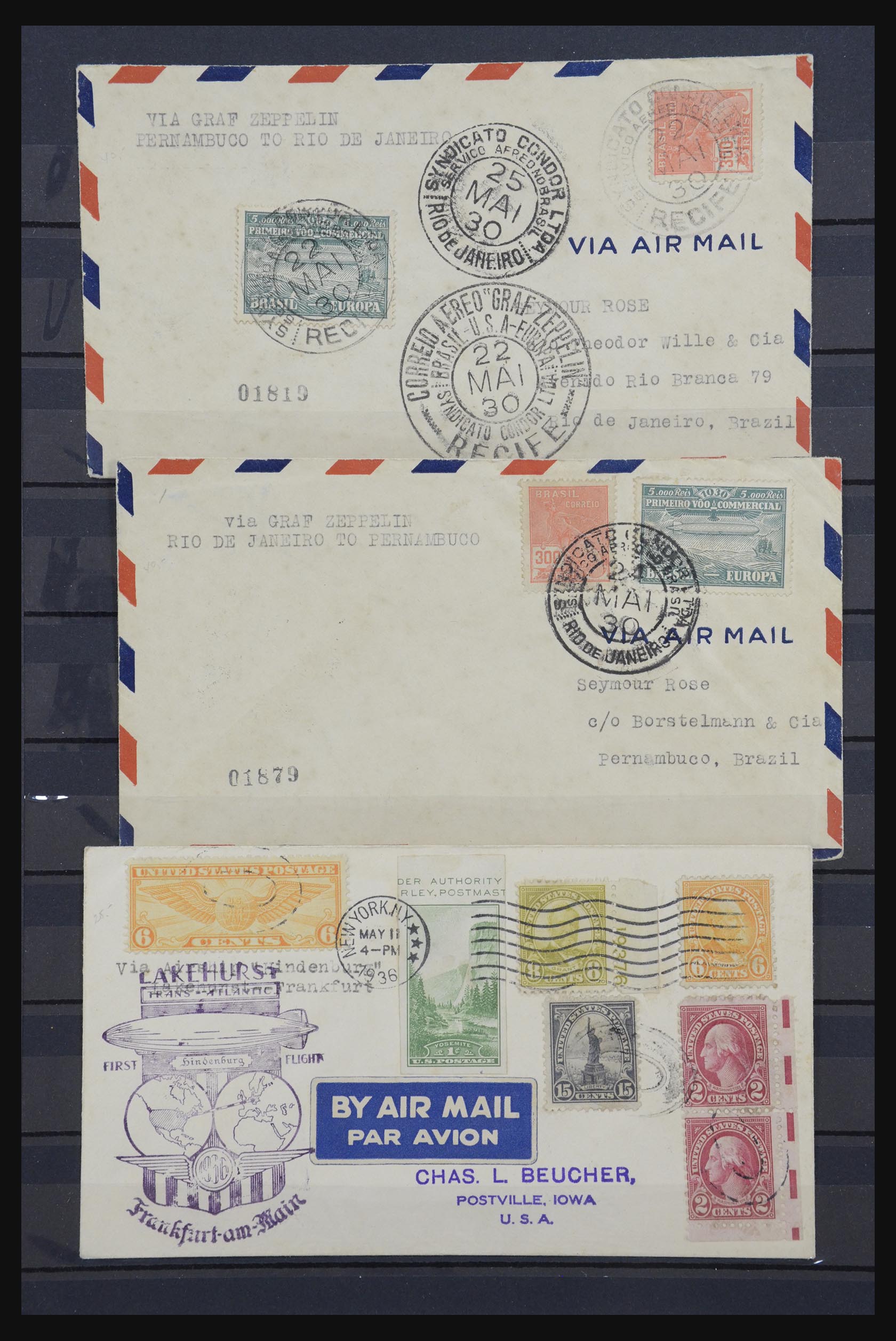 32339 001 - 32339 Zeppelin covers 1930-1936.