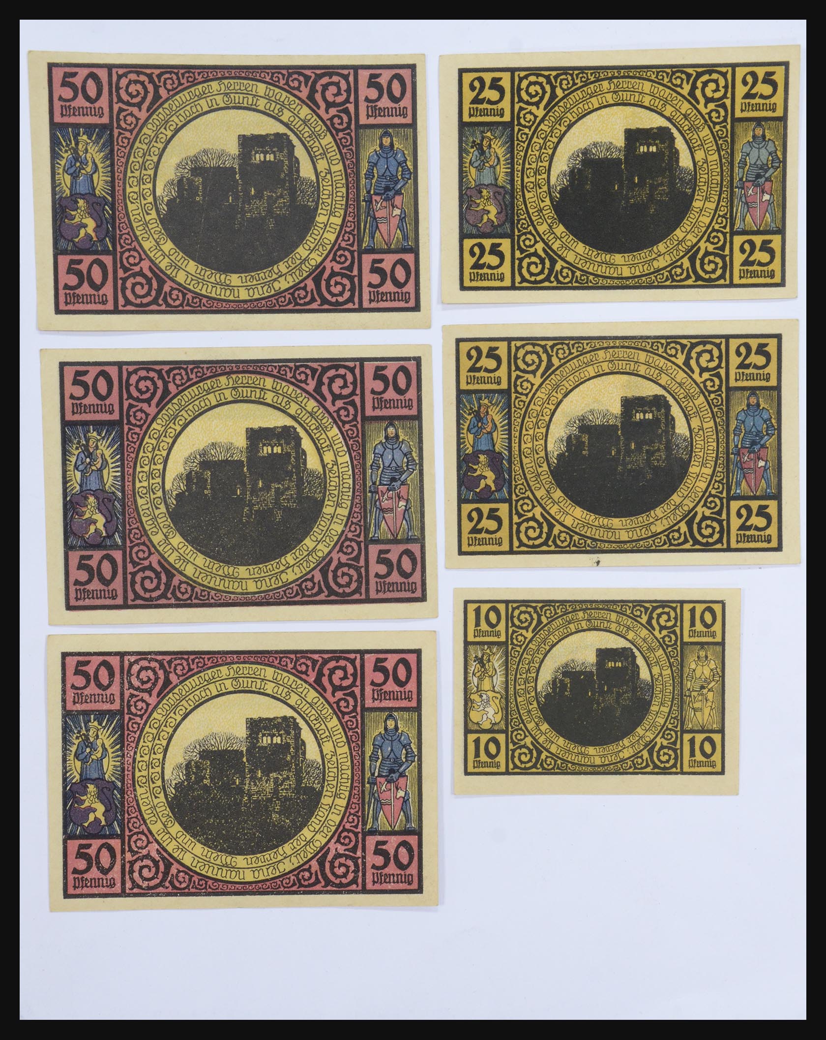 32350 030 - 32350 Germany emergency banknotes.