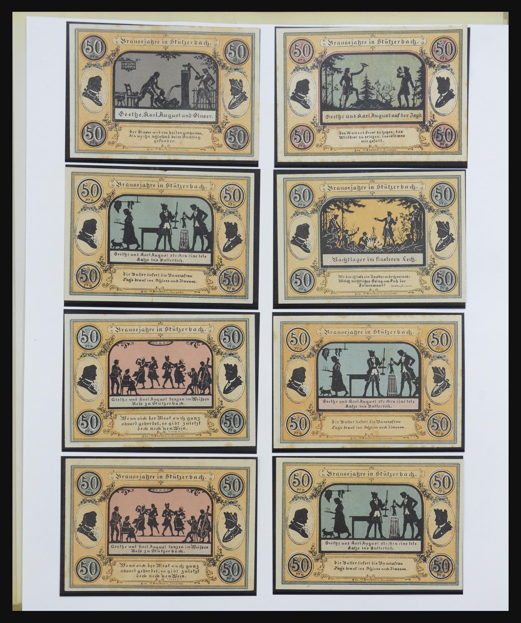 32350 043 - 32350 Germany emergency banknotes.