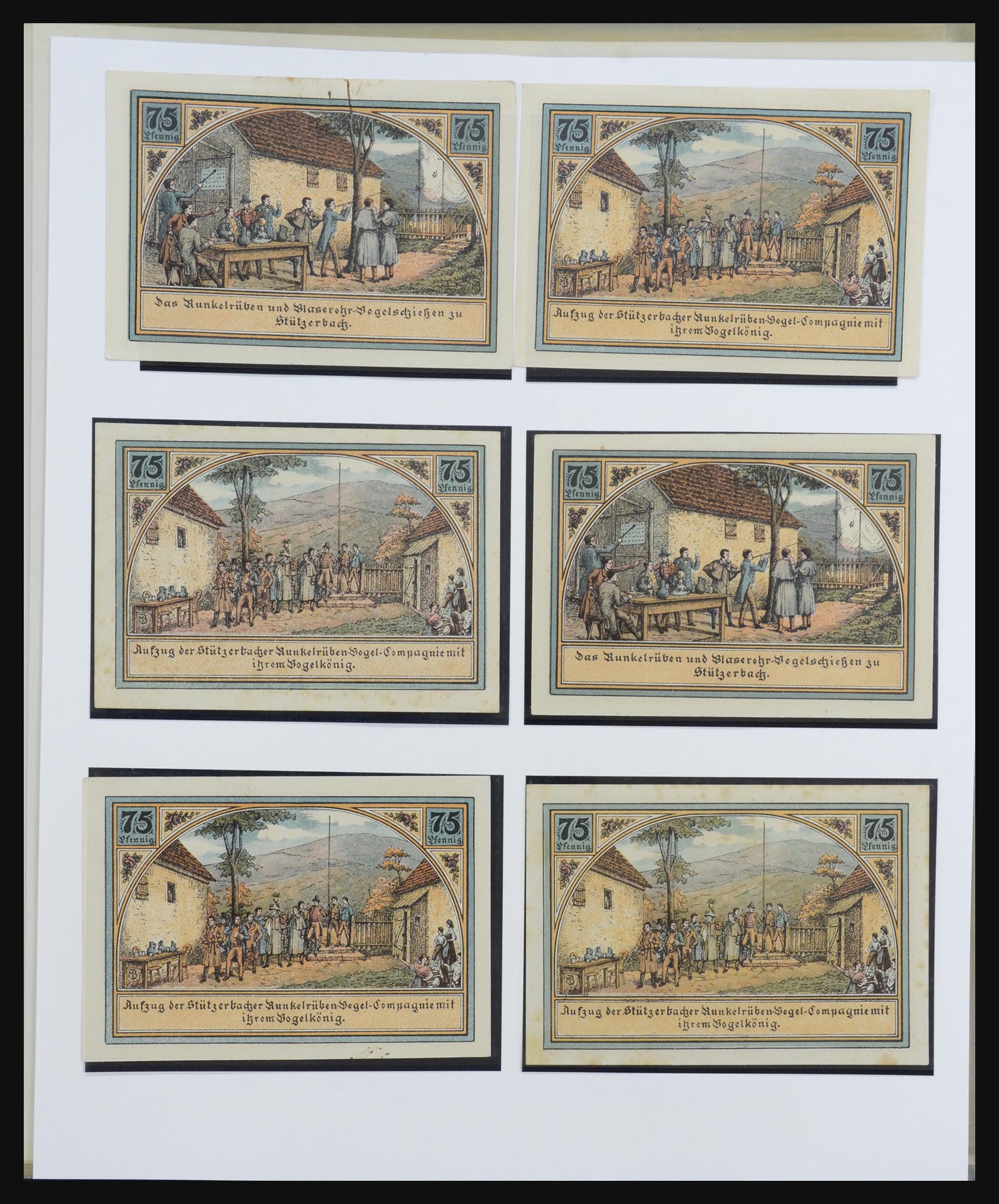 32350 044 - 32350 Germany emergency banknotes.