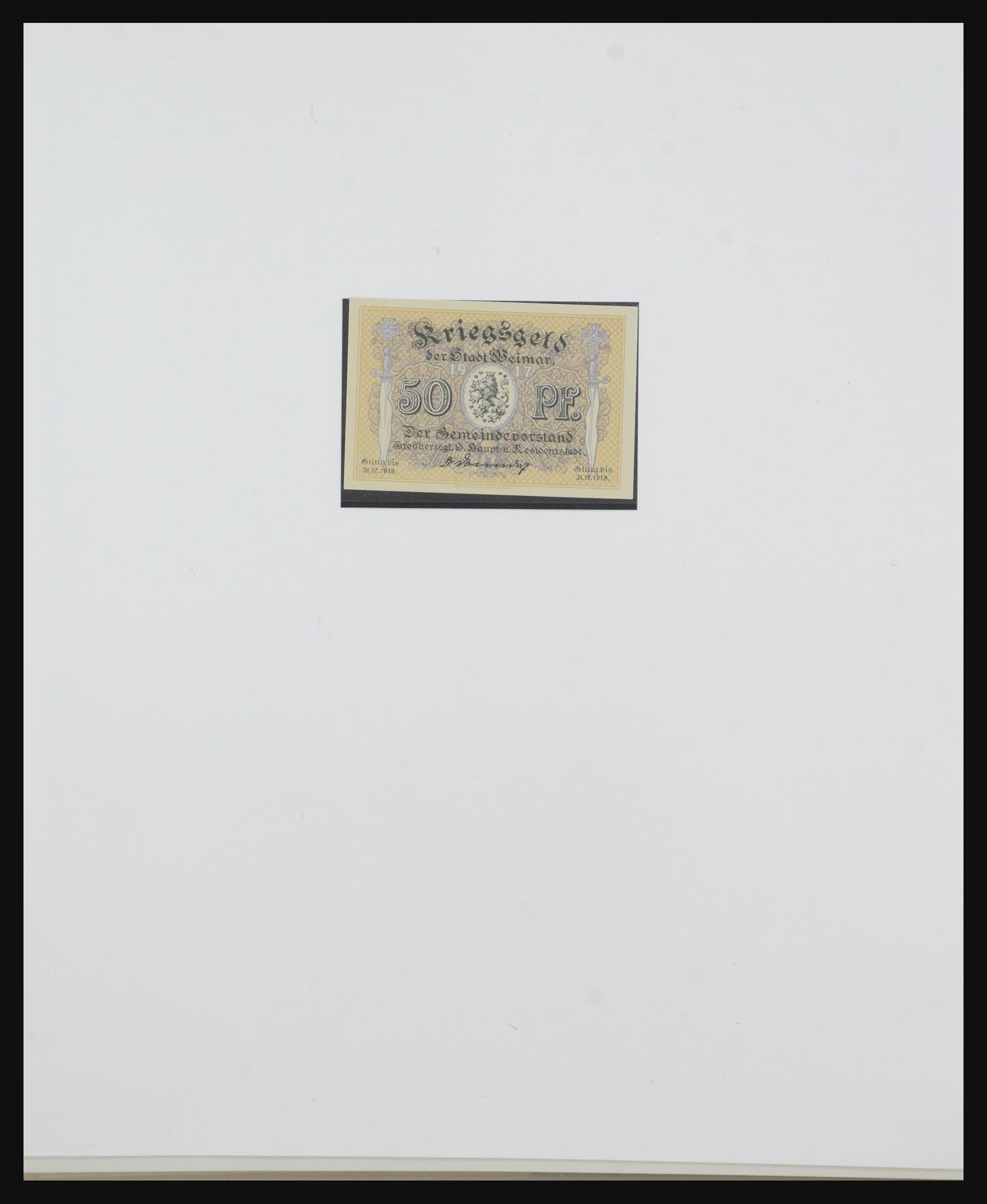32350 054 - 32350 Germany emergency banknotes.