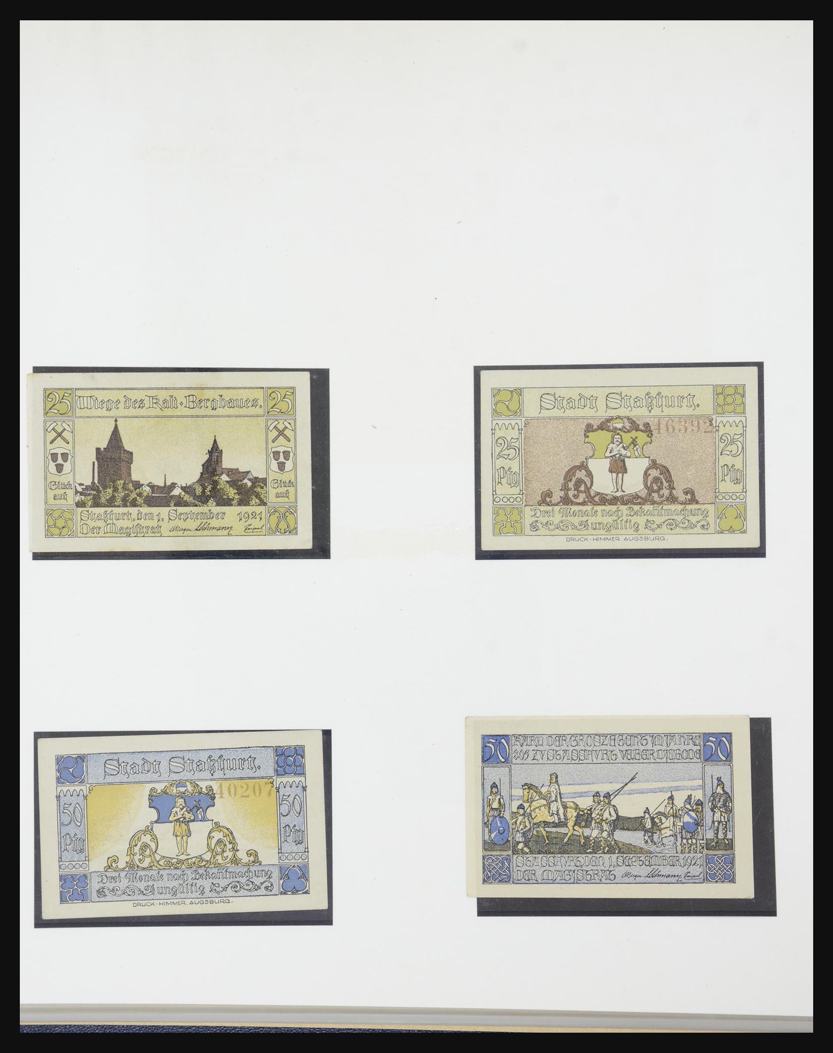 32350 335 - 32350 Germany emergency banknotes.