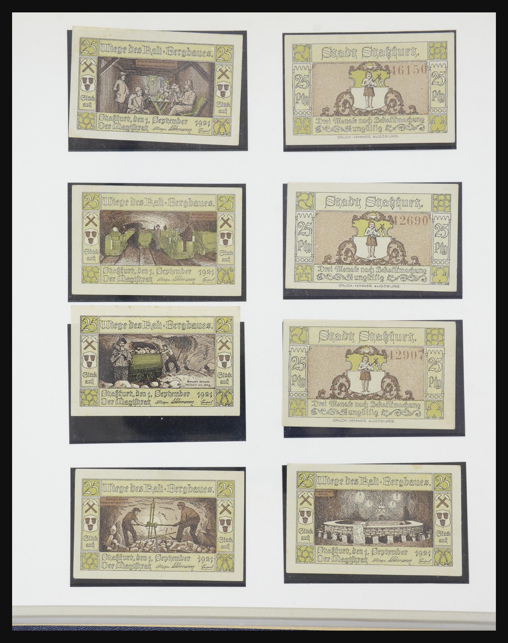 32350 336 - 32350 Germany emergency banknotes.