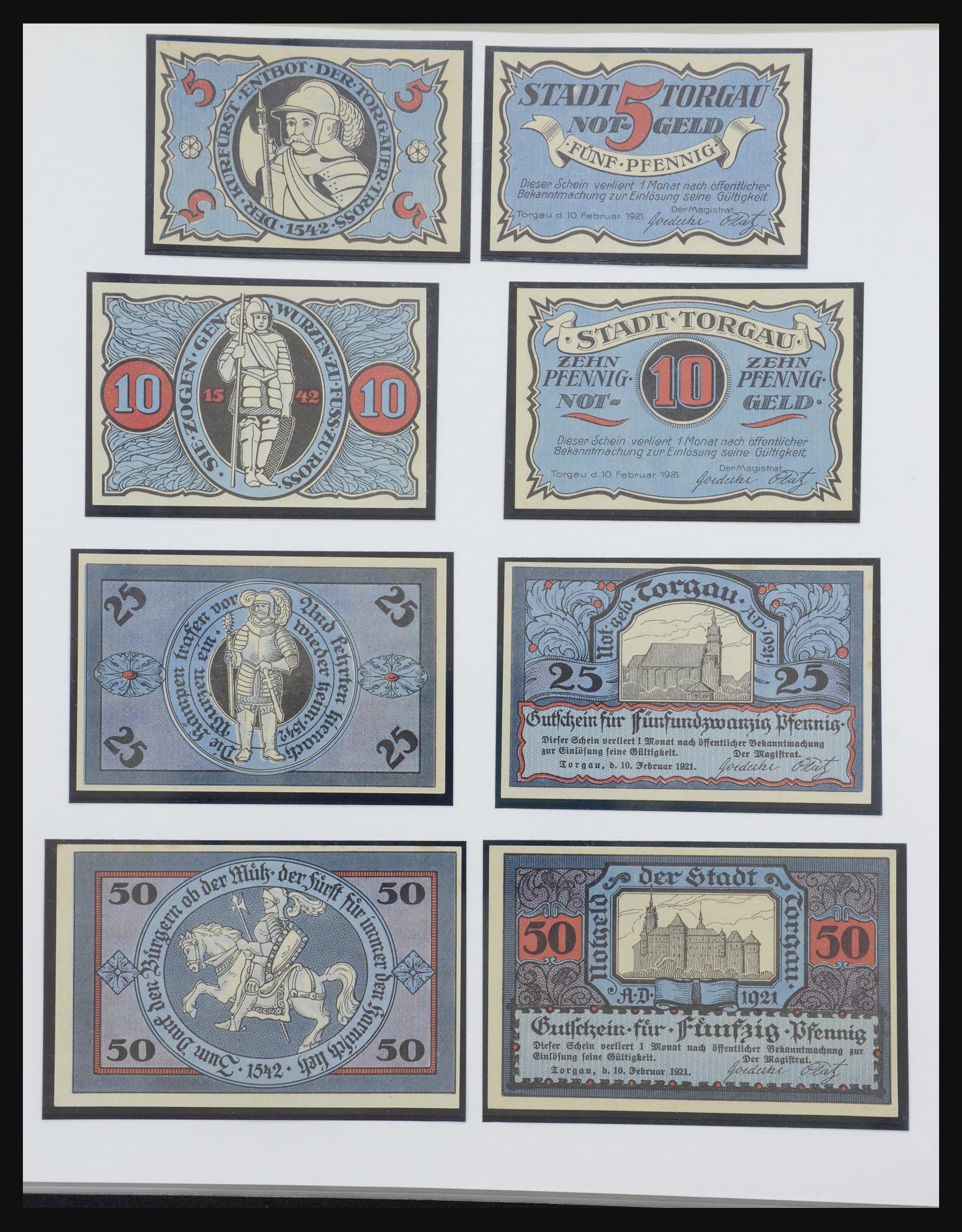 32350 353 - 32350 Germany emergency banknotes.