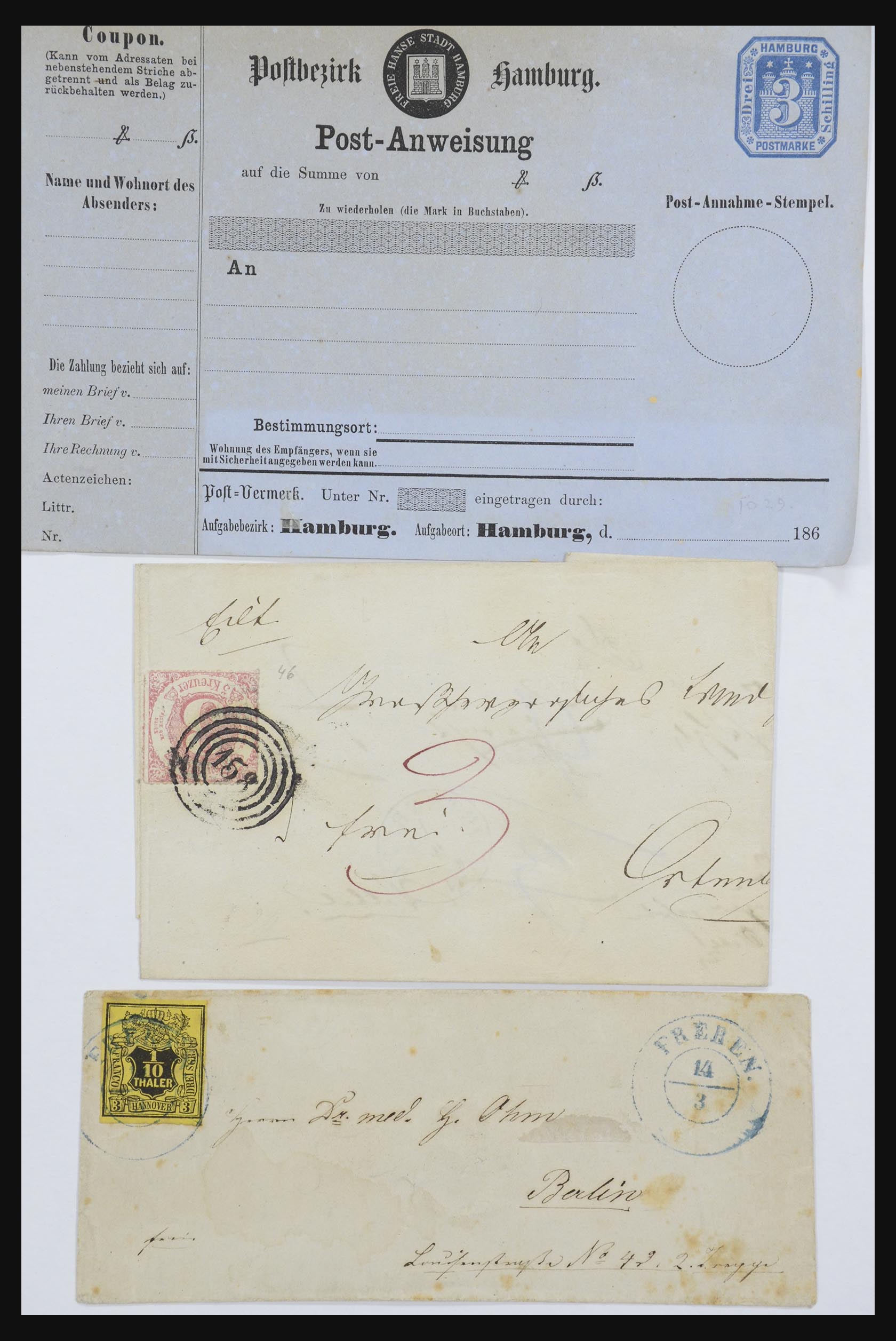 32354 034 - 32354 Duitse Staten 1851-1870.
