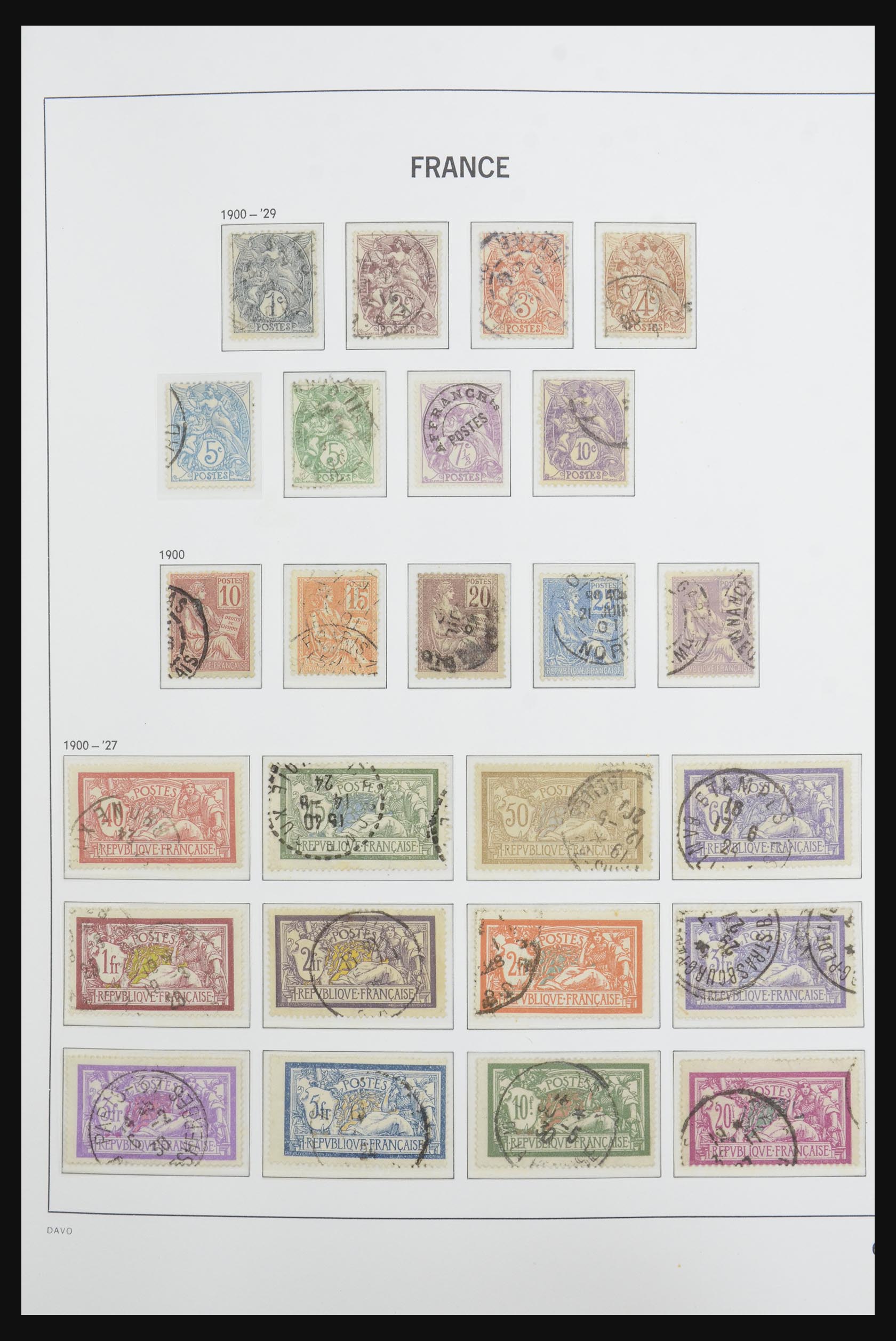 32358 008 - 32358 Frankrijk 1849-1949.