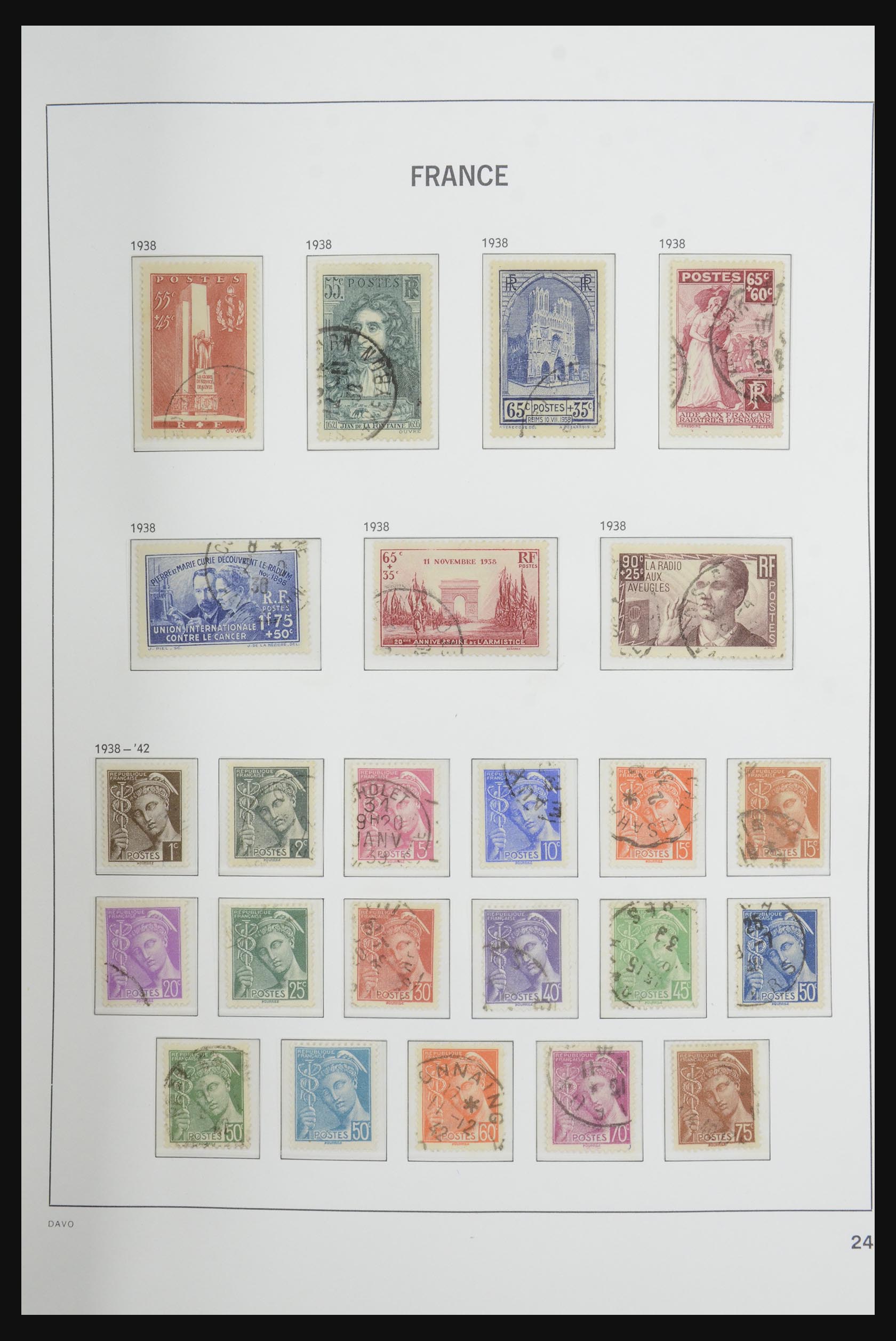 32358 026 - 32358 Frankrijk 1849-1949.