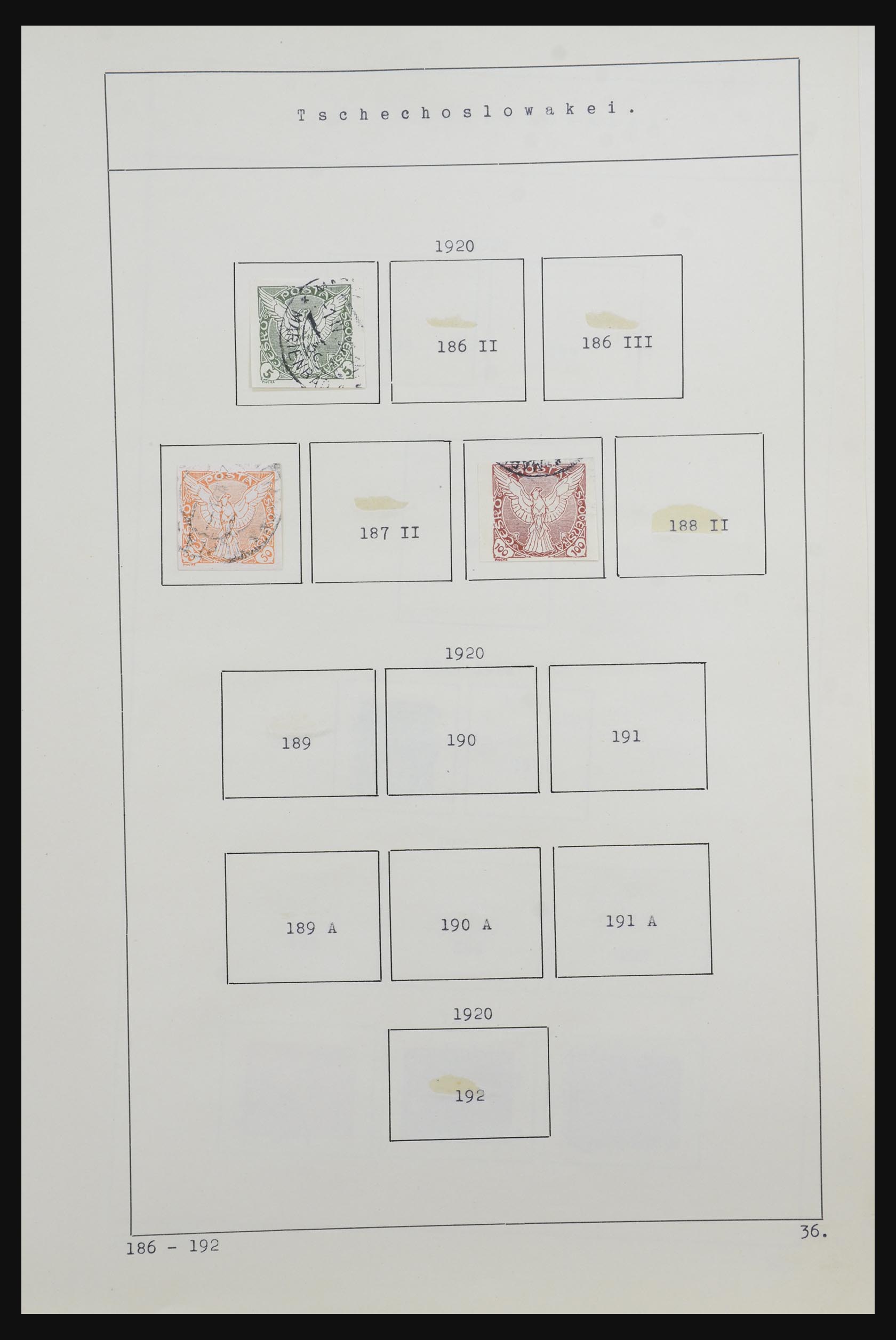 32377 011 - 32377 Czechoslovakia 1918-1965.