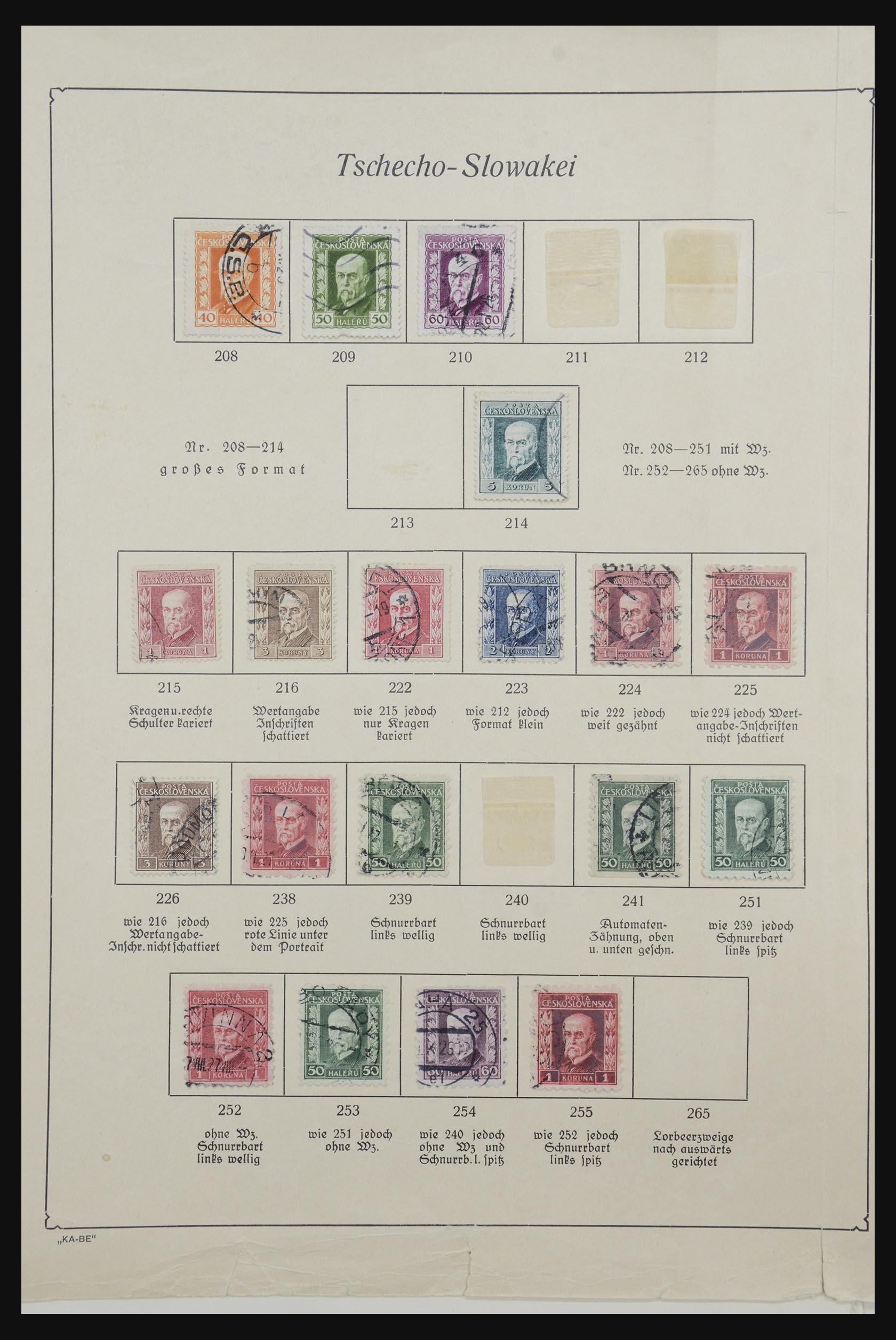 32377 021 - 32377 Czechoslovakia 1918-1965.