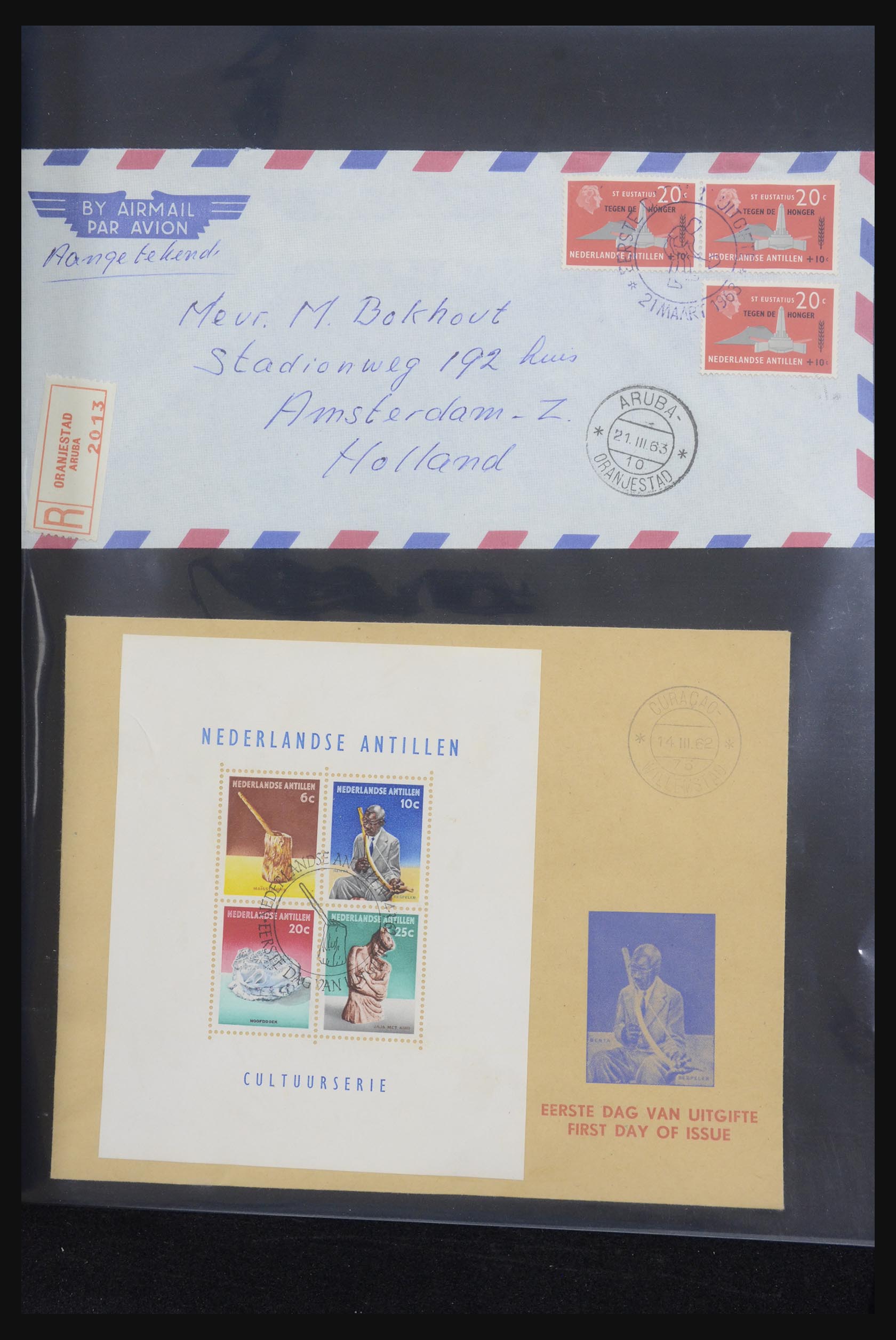 32378 063 - 32378 Nederland en gebieden brieven 1898-1960.