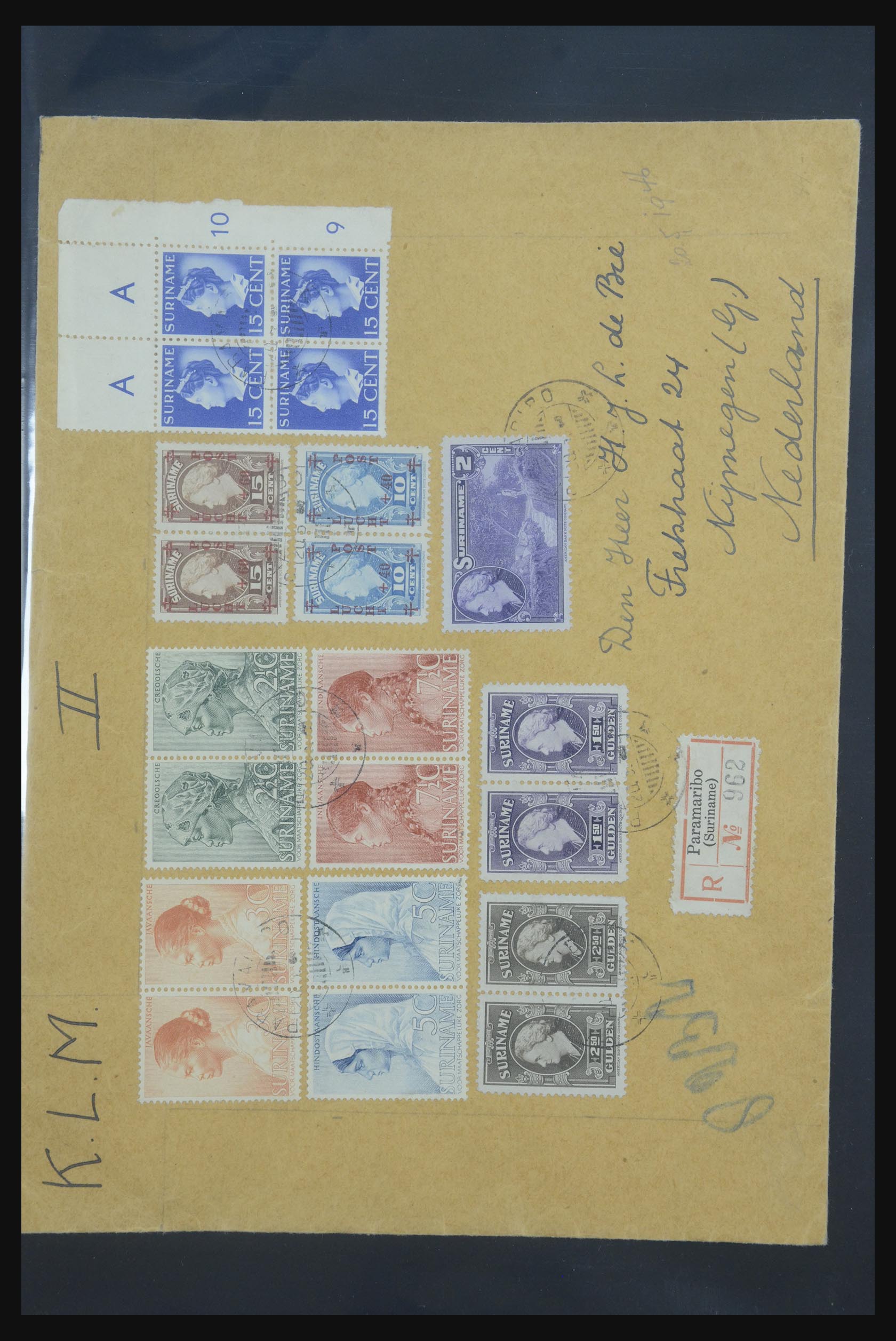 32378 077 - 32378 Nederland en gebieden brieven 1898-1960.