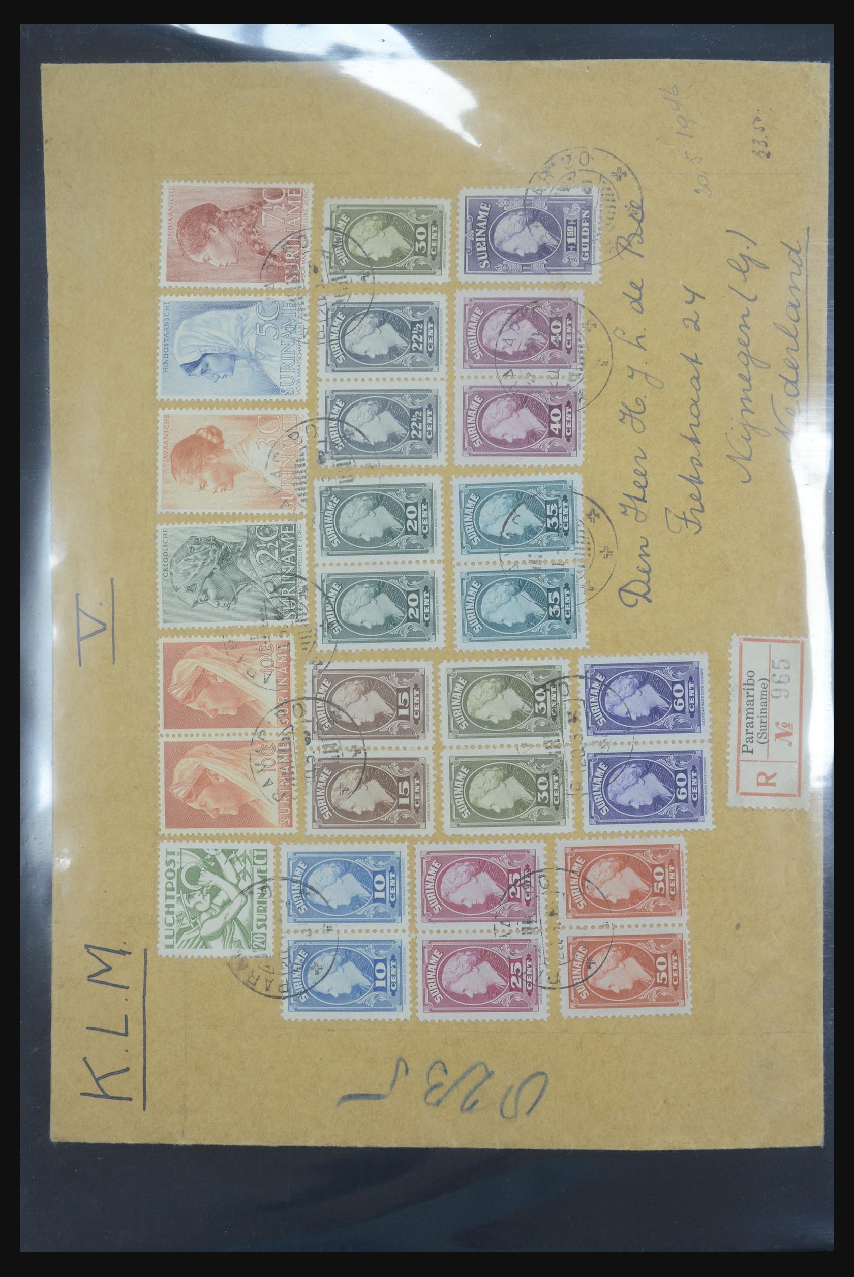 32378 078 - 32378 Nederland en gebieden brieven 1898-1960.