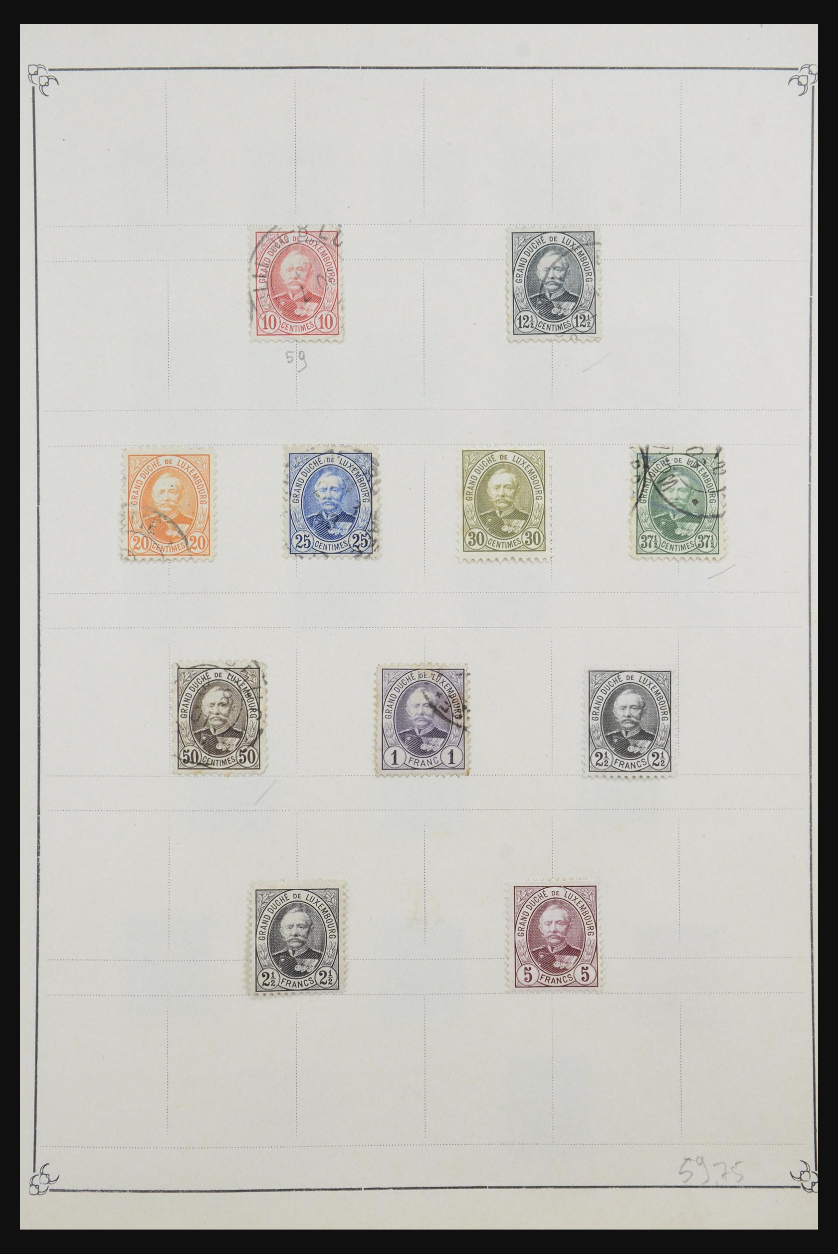 32384 006 - 32384 Luxemburg 1852-1932.