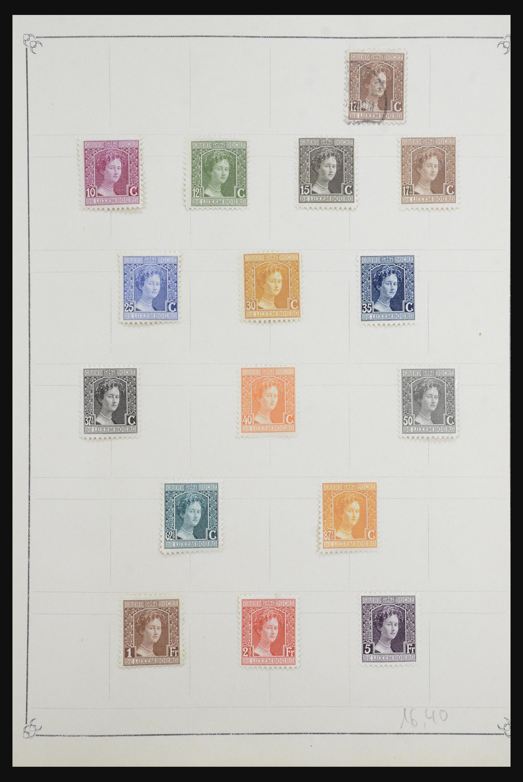 32384 009 - 32384 Luxembourg 1852-1932.