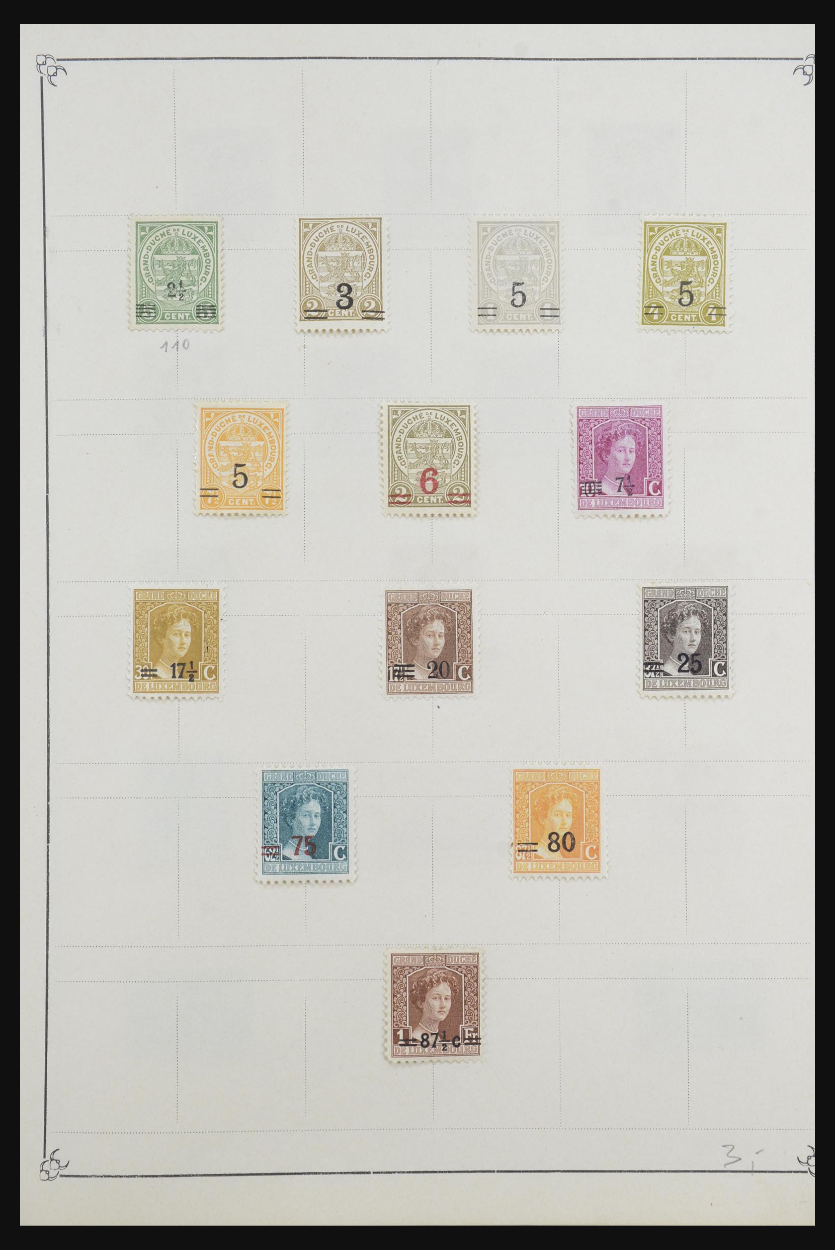 32384 010 - 32384 Luxemburg 1852-1932.