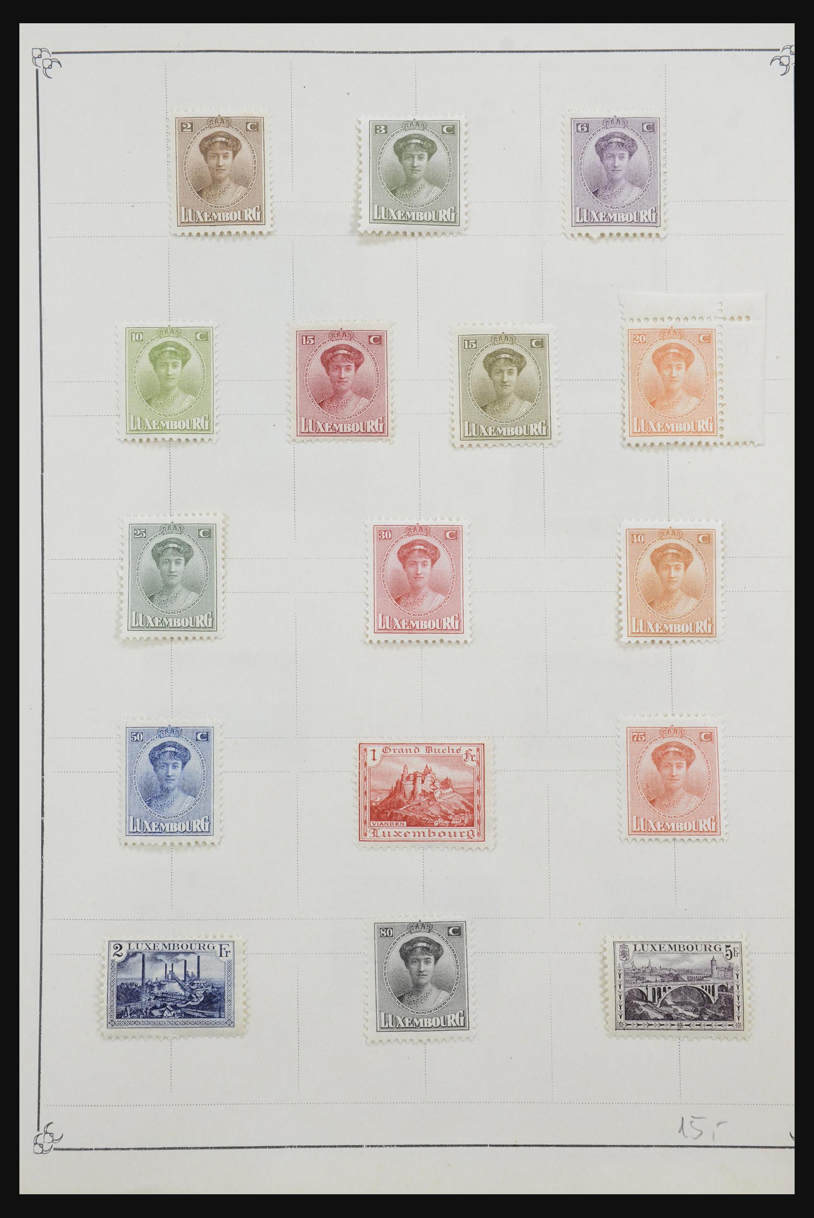 32384 011 - 32384 Luxembourg 1852-1932.