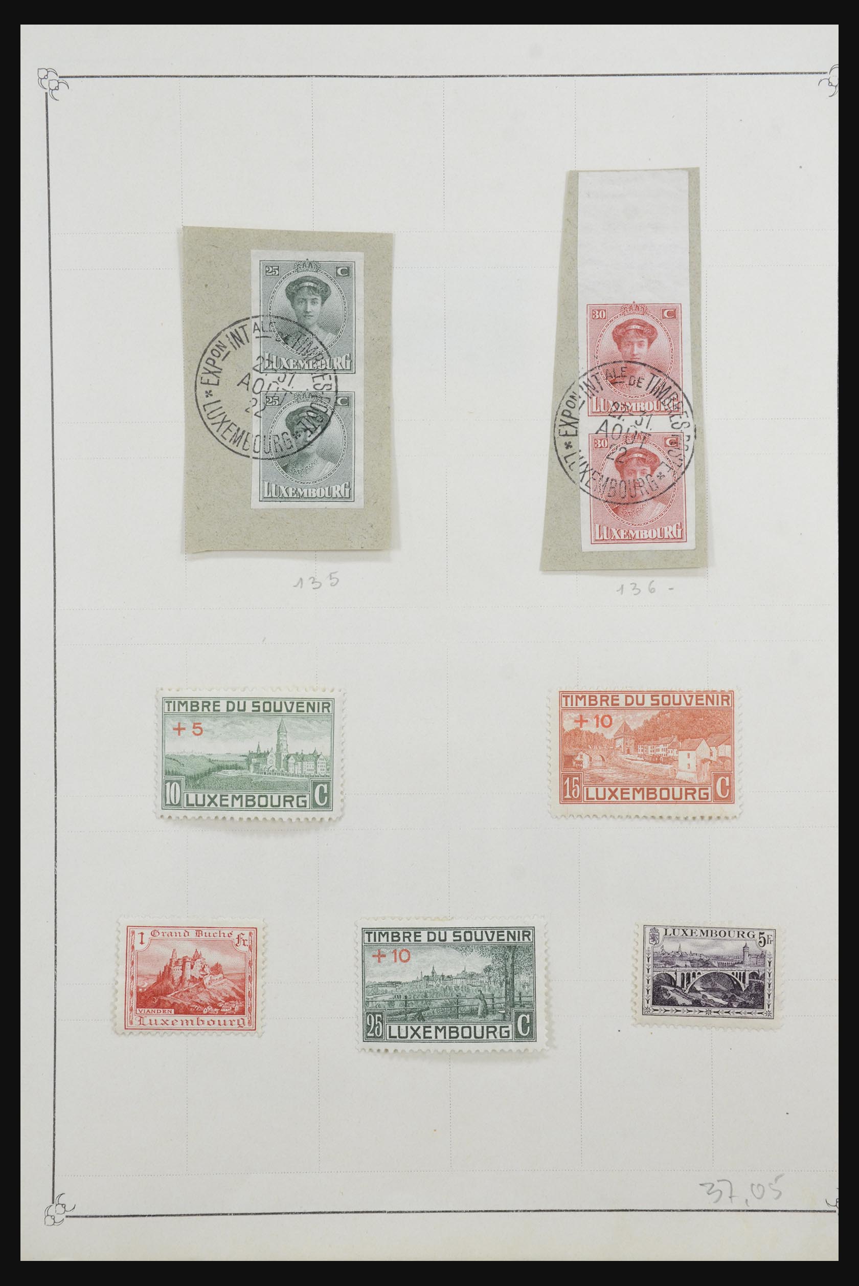 32384 012 - 32384 Luxemburg 1852-1932.