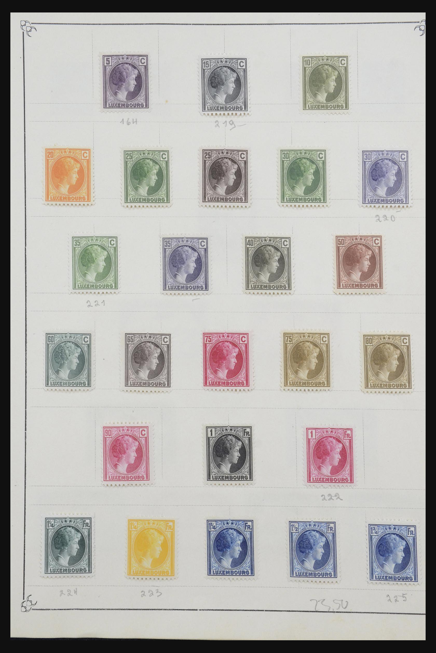 32384 022 - 32384 Luxembourg 1852-1932.