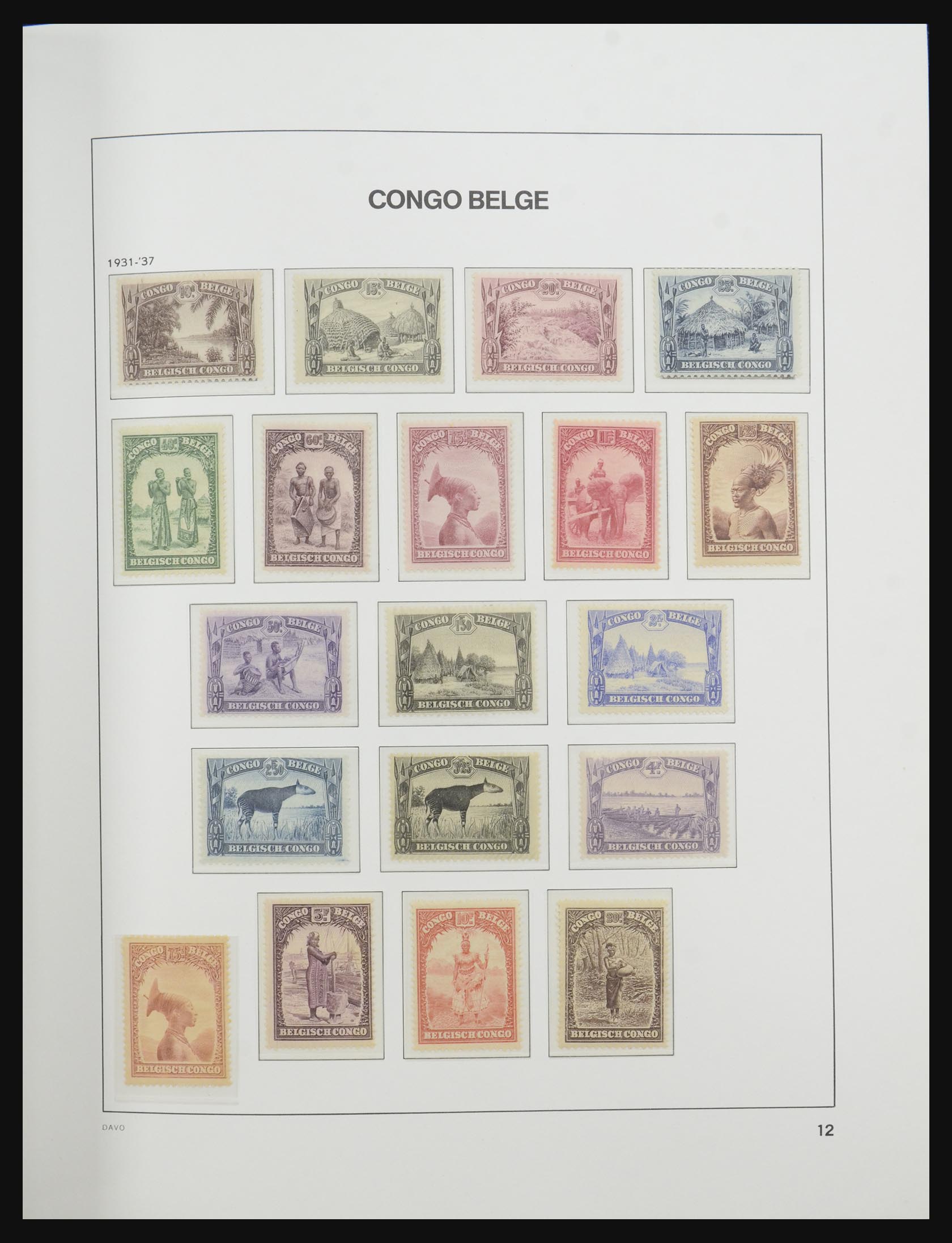 32390 014 - 32390 Belgisch Congo 1885-1962.