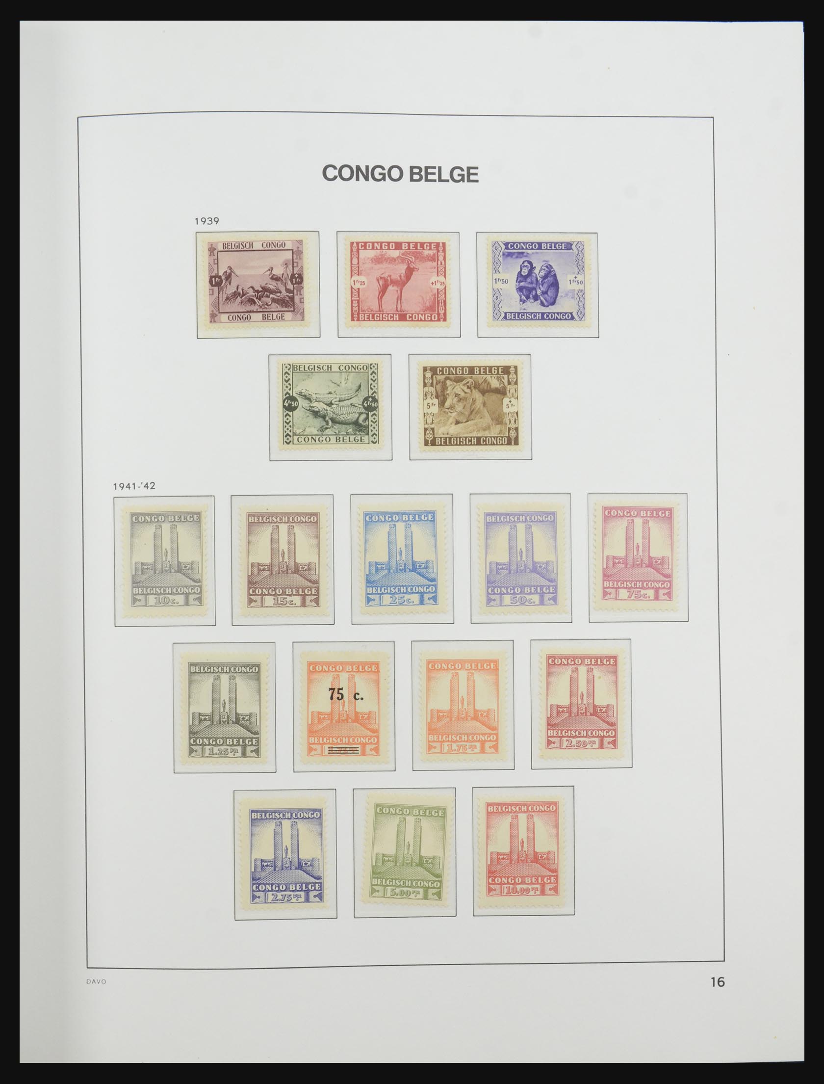 32390 020 - 32390 Belgisch Congo 1885-1962.