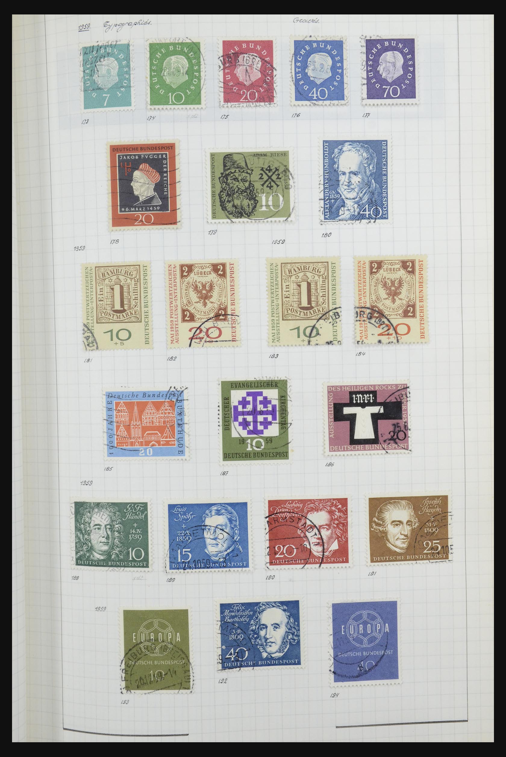 32398 016 - 32398 Bundespost and Berlin 1948-1984.