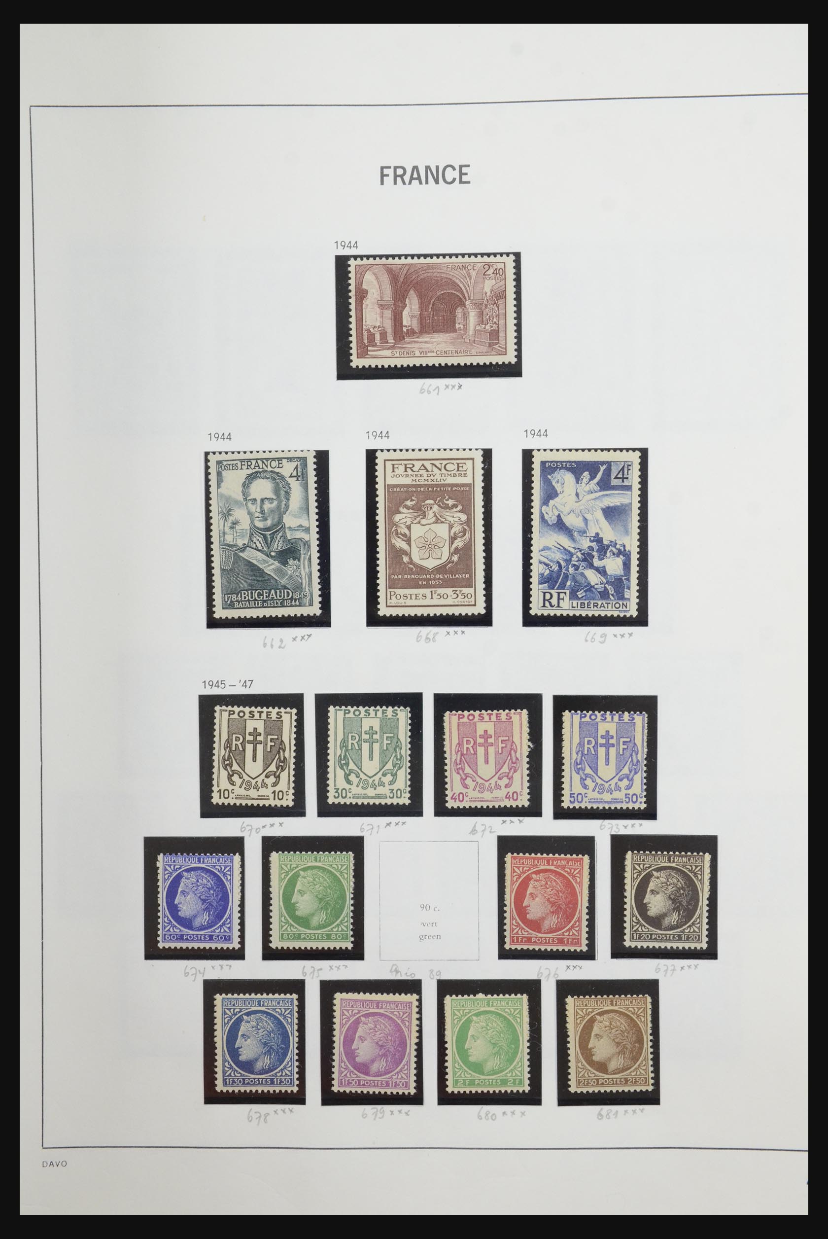 32402 041 - 32402 Frankrijk 1853-1983.