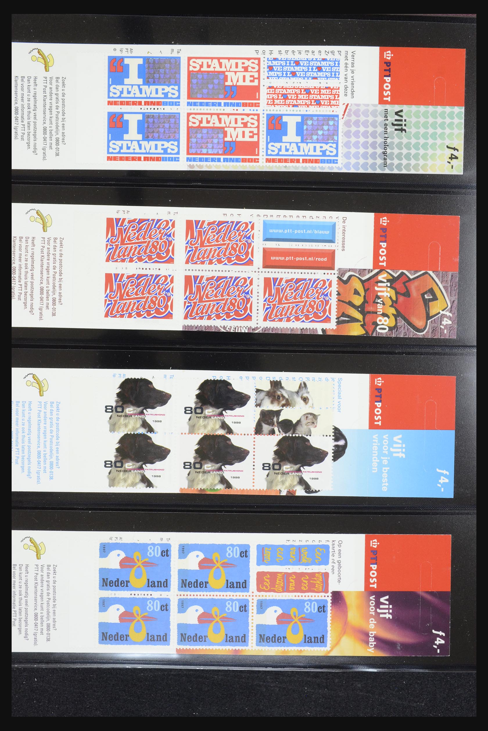 32407 054 - 32407 Netherlands stamp booklets 1964-2003.