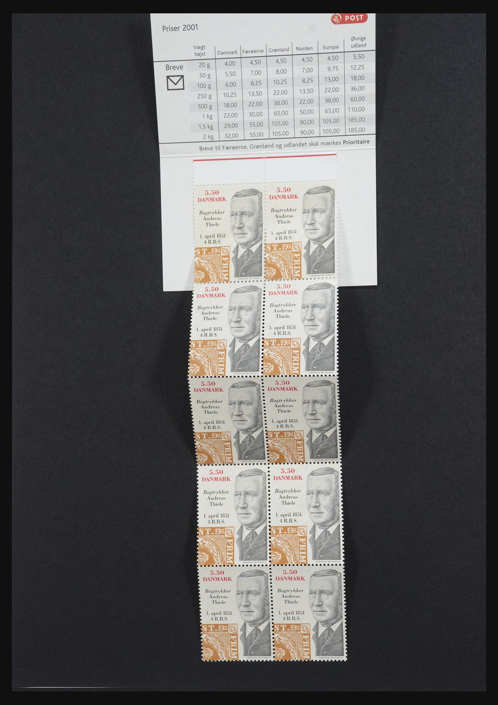 32433 013 - 32433 Denemarken postzegelboekjes 1989-2009.