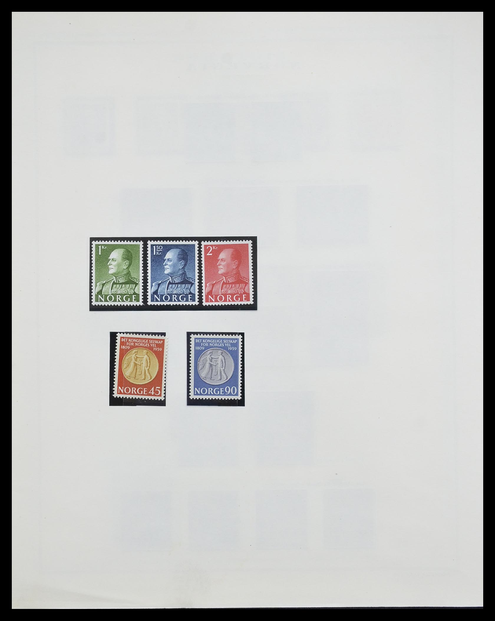 33136 026 - Postzegelverzameling 33136 Noorwegen 1855-1992.