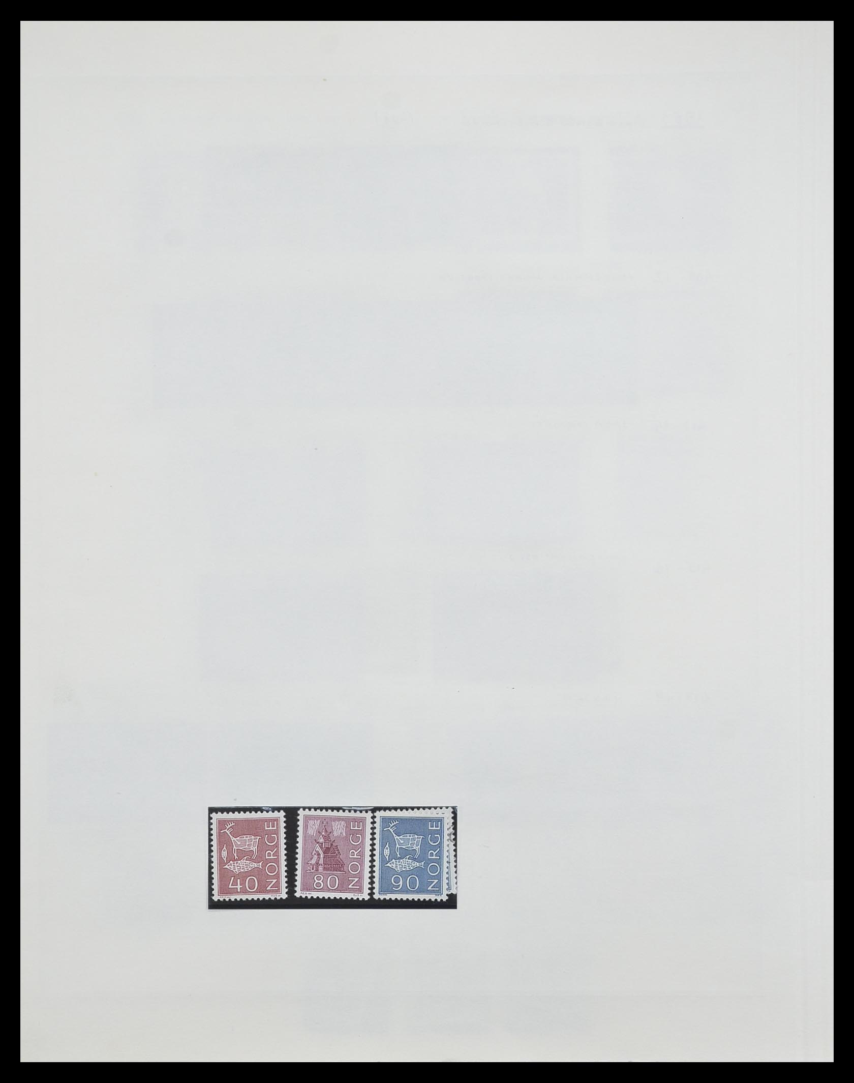 33136 030 - Postzegelverzameling 33136 Noorwegen 1855-1992.