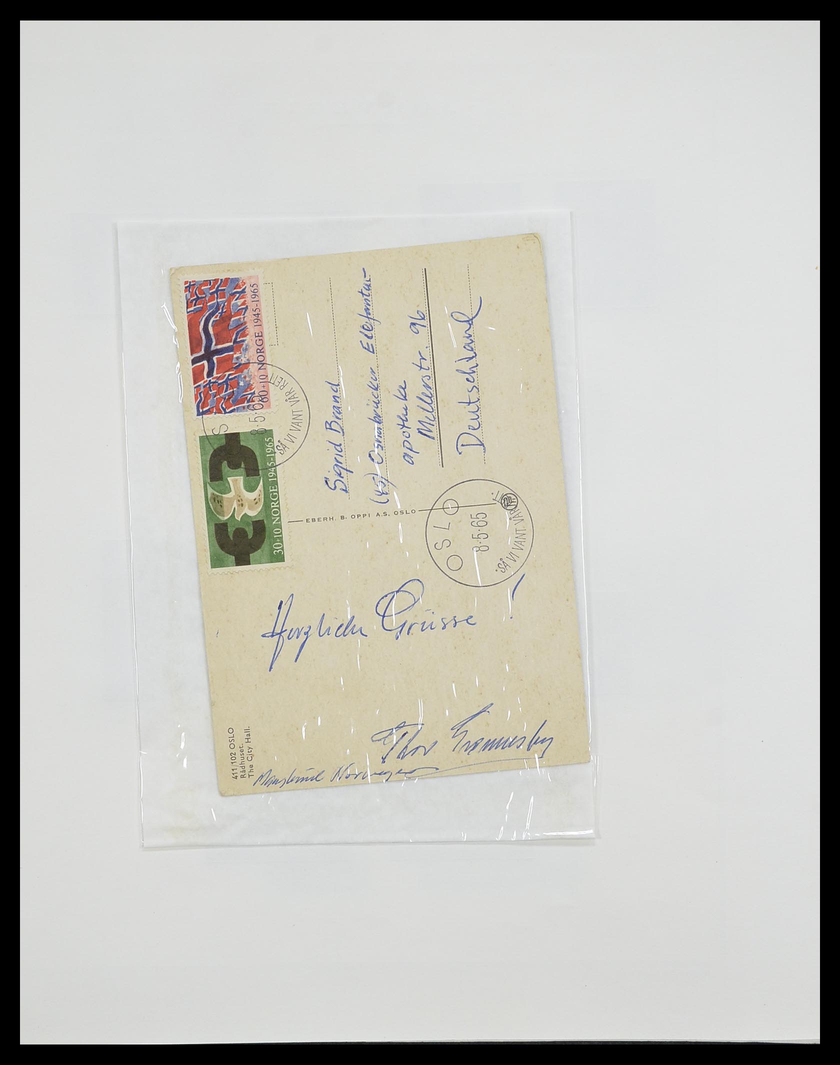 33136 034 - Postzegelverzameling 33136 Noorwegen 1855-1992.