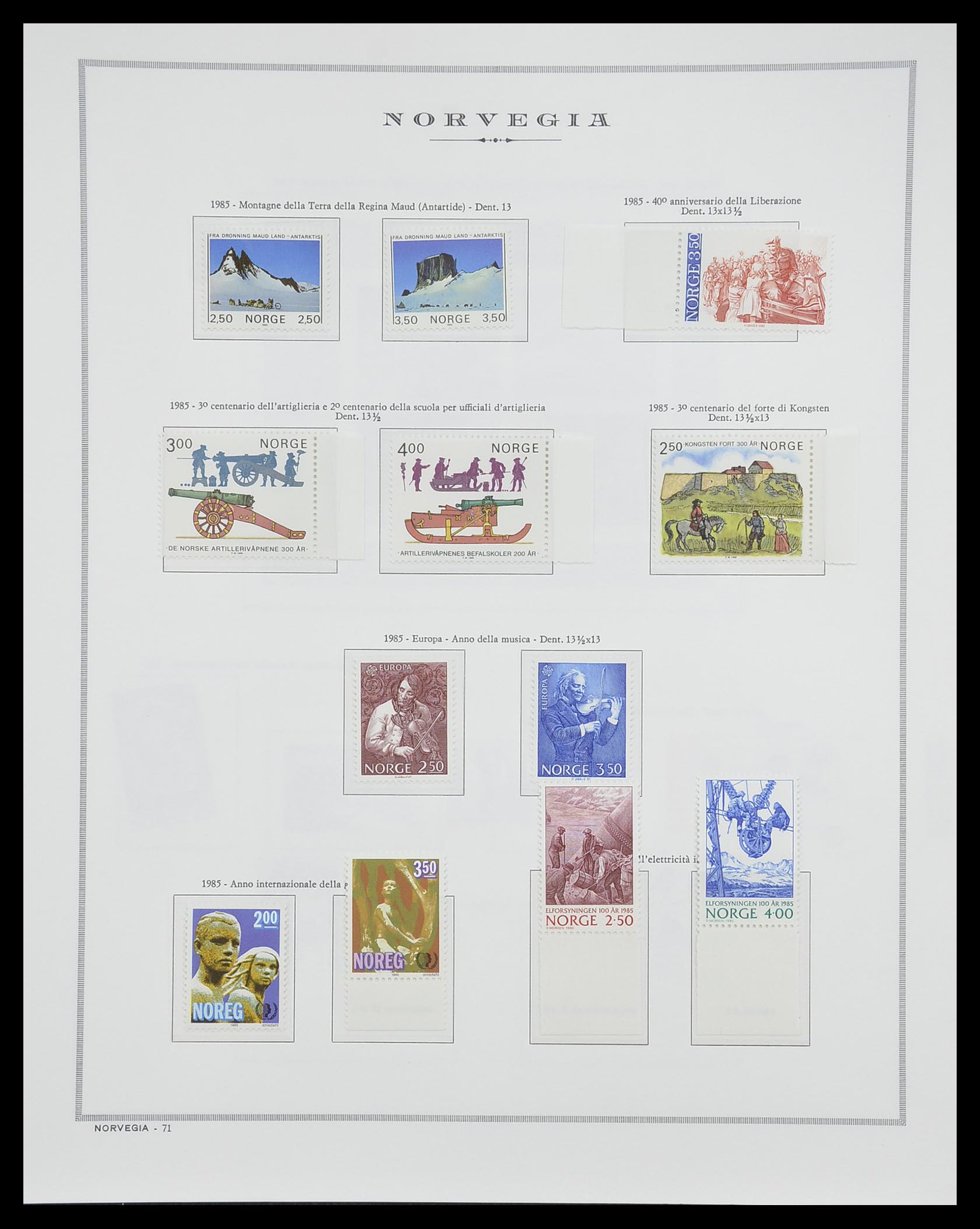 33136 081 - Stamp collection 33136 Norway 1855-1992.