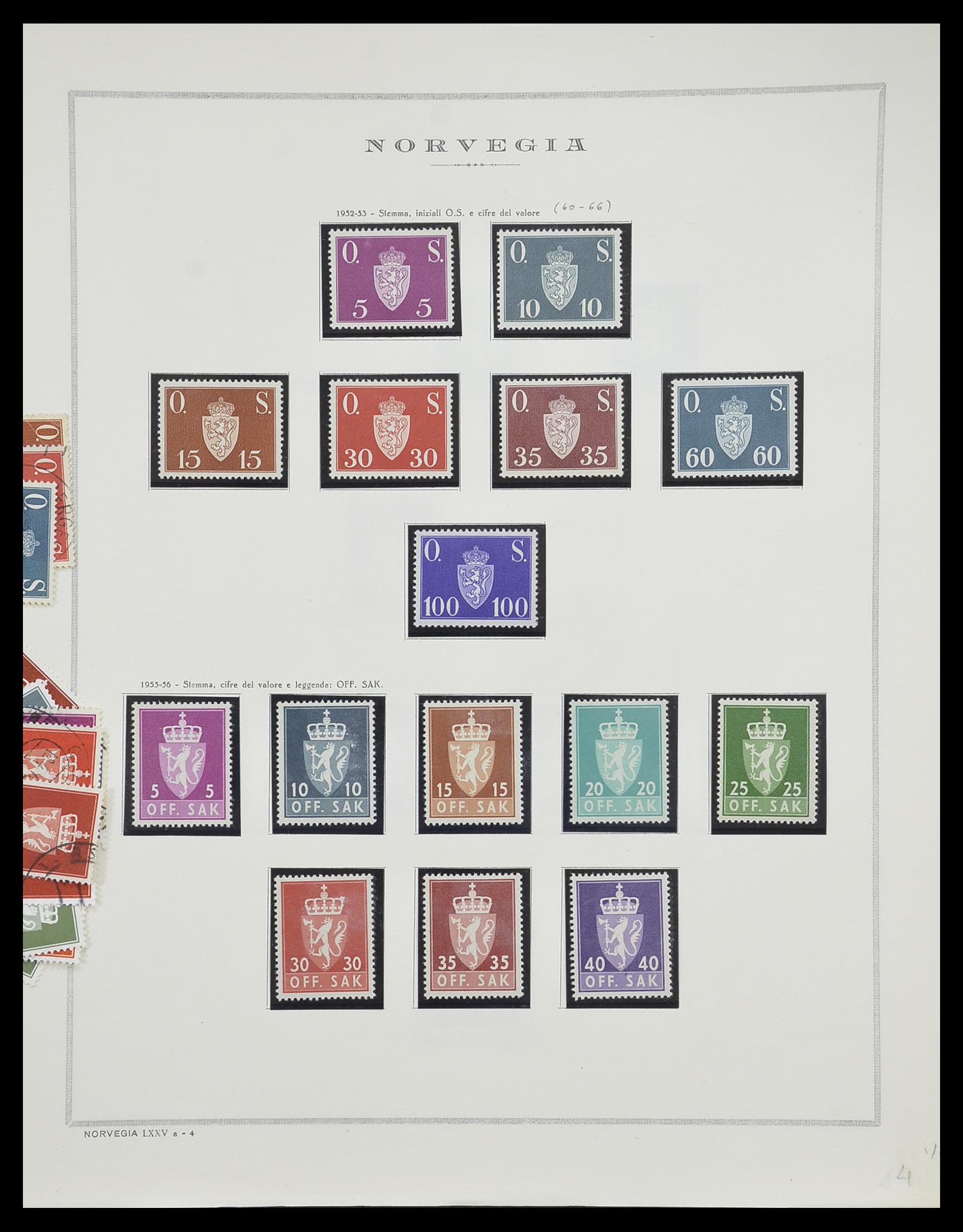 33136 102 - Postzegelverzameling 33136 Noorwegen 1855-1992.