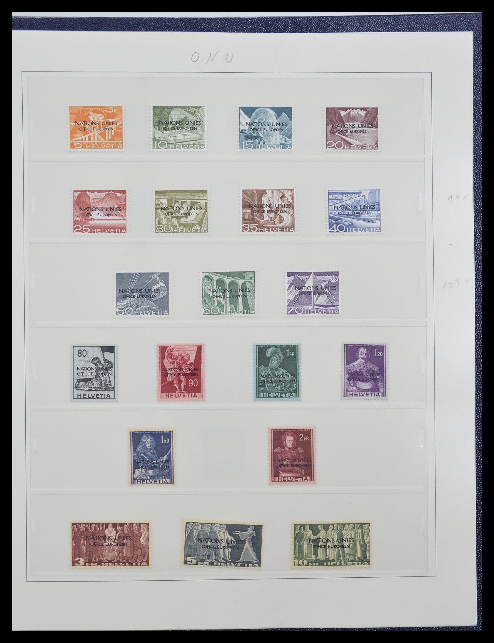 33137 005 - Stamp collection 33137 Switzerland service 1922-2008.