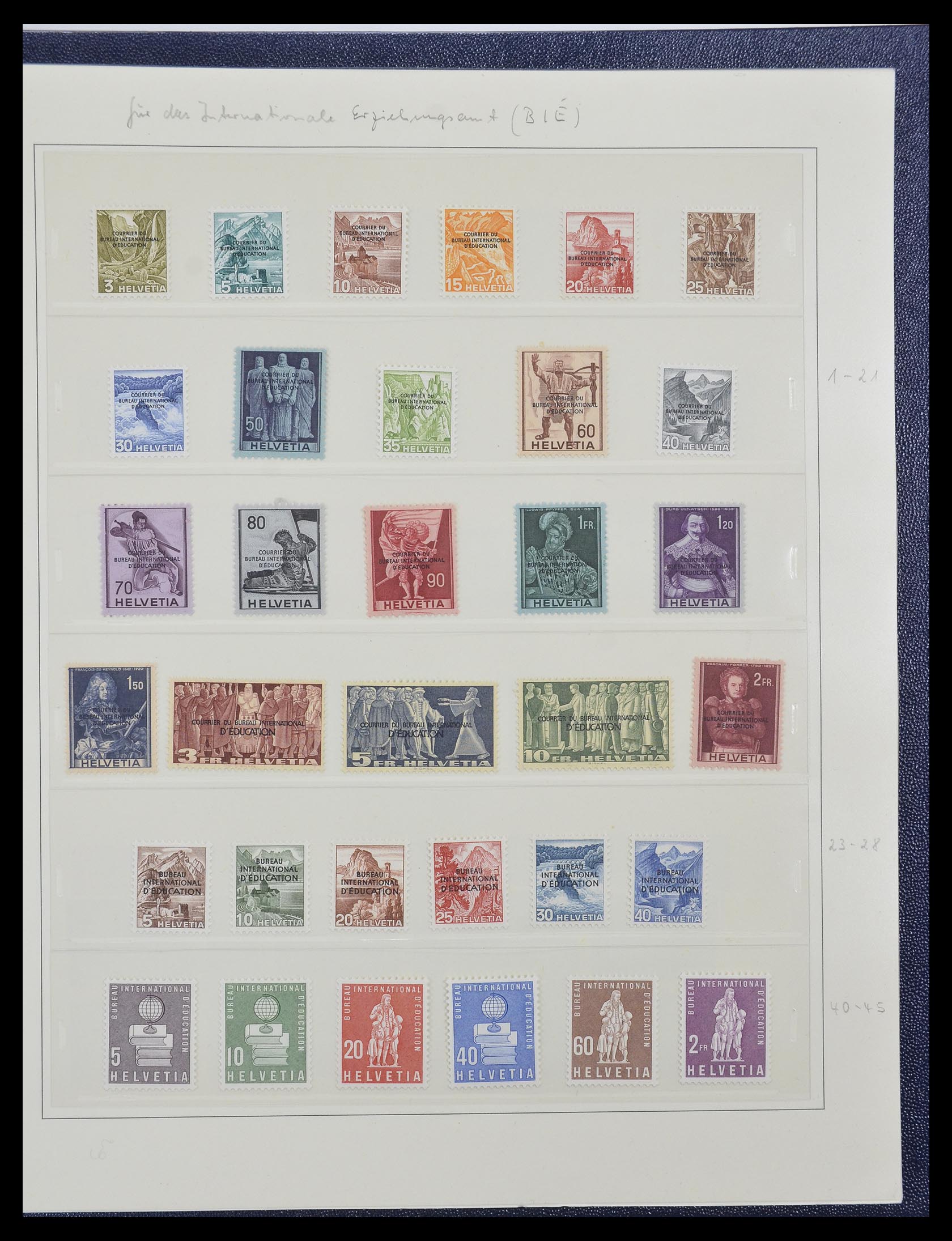 33137 013 - Stamp collection 33137 Switzerland service 1922-2008.