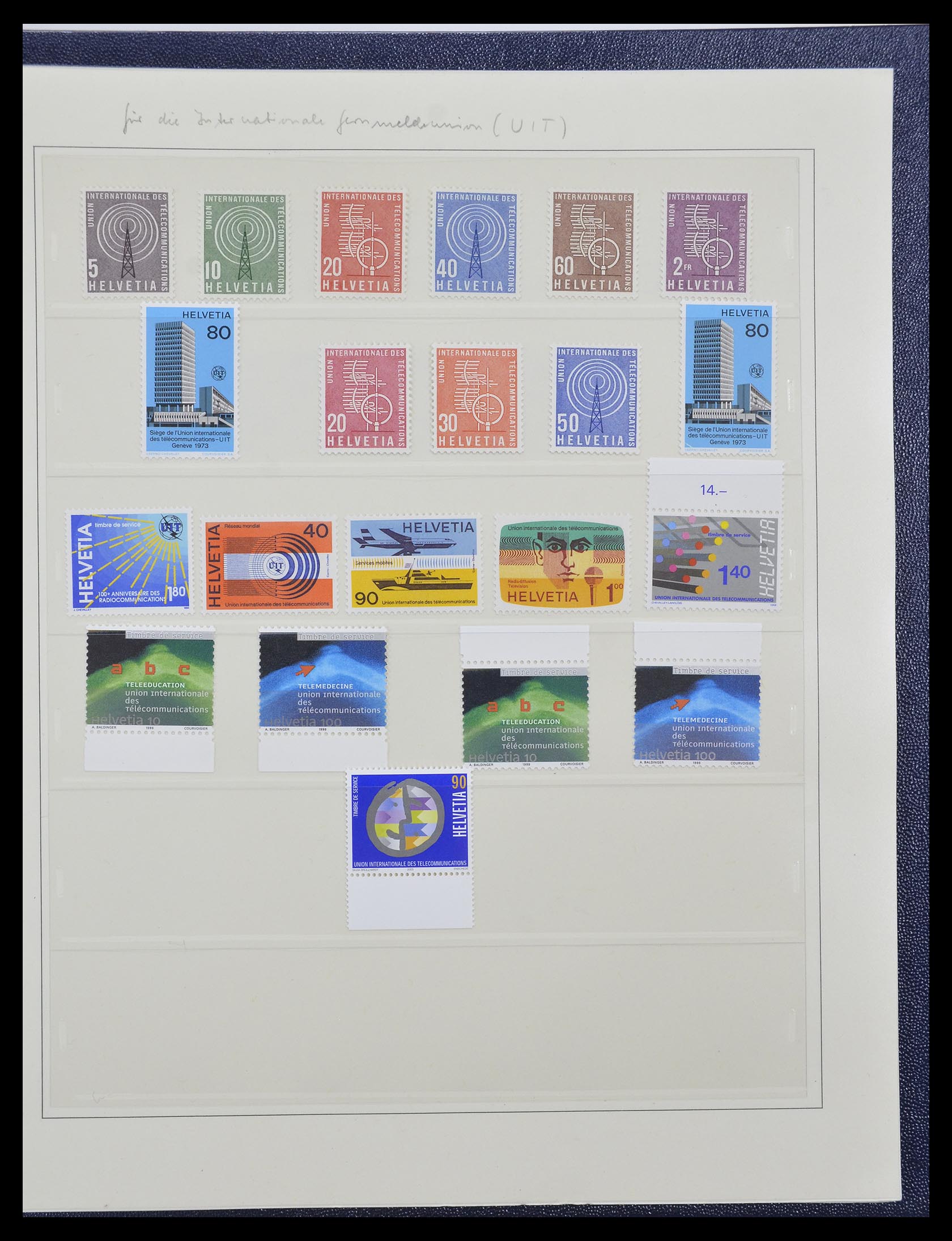 33137 015 - Stamp collection 33137 Switzerland service 1922-2008.