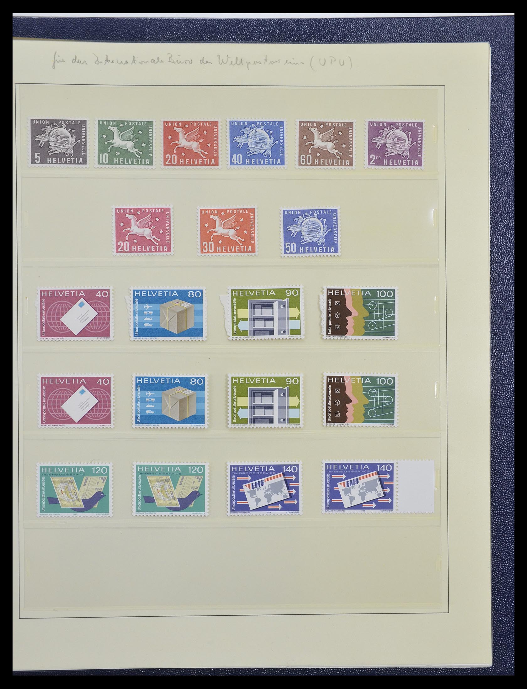 33137 020 - Stamp collection 33137 Switzerland service 1922-2008.