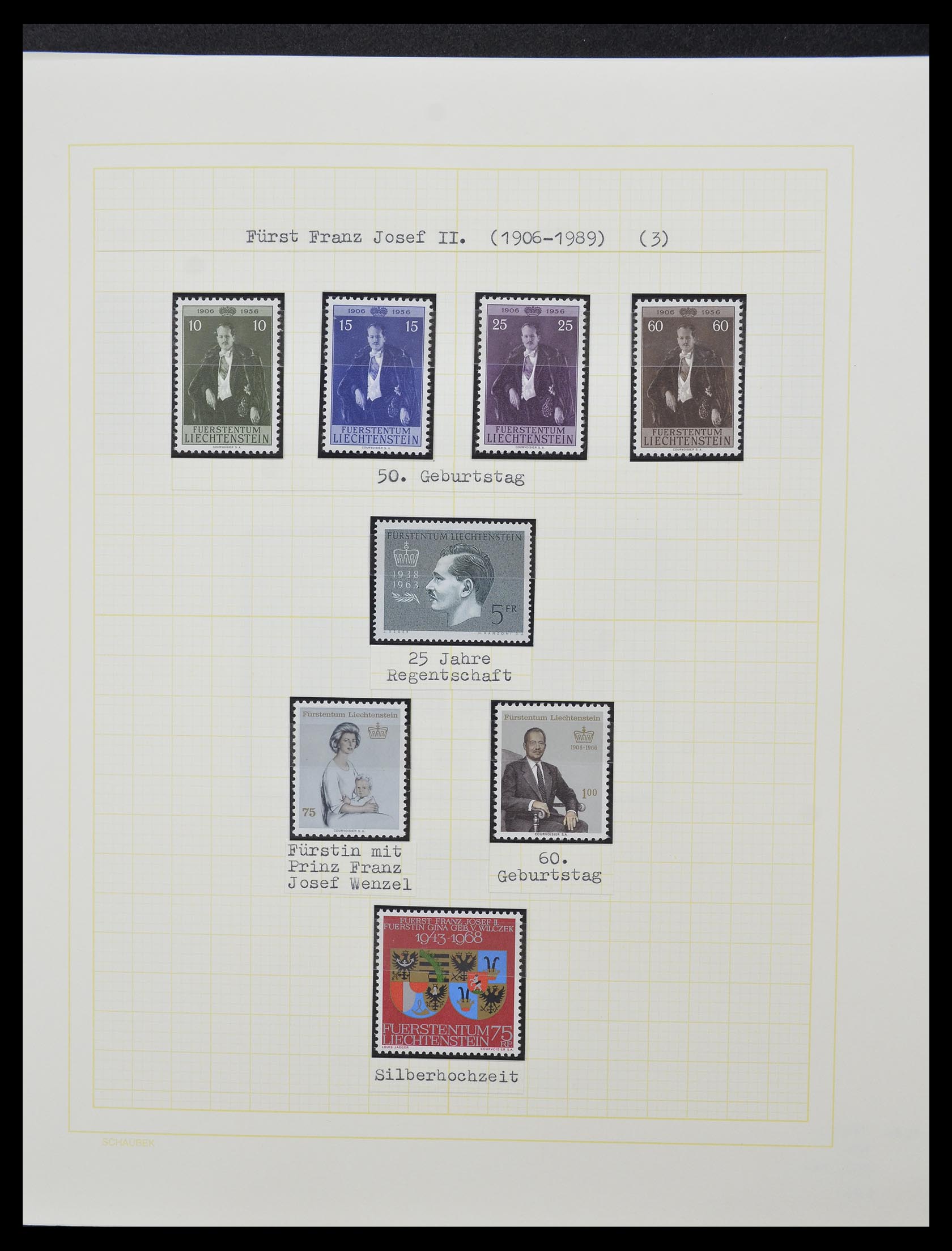 33138 018 - Stamp collection 33138 Liechtenstein 1912-2002.