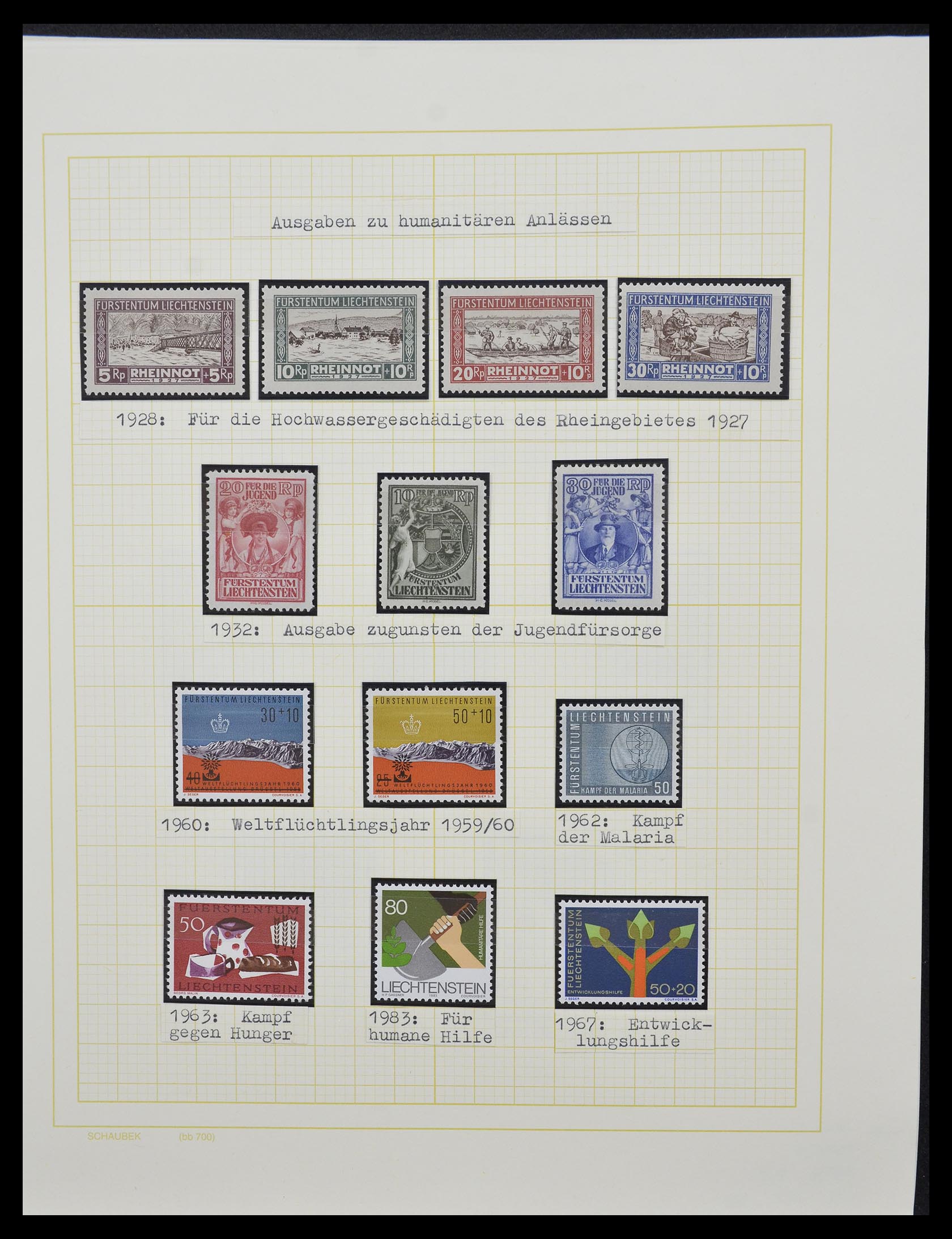 33138 039 - Stamp collection 33138 Liechtenstein 1912-2002.