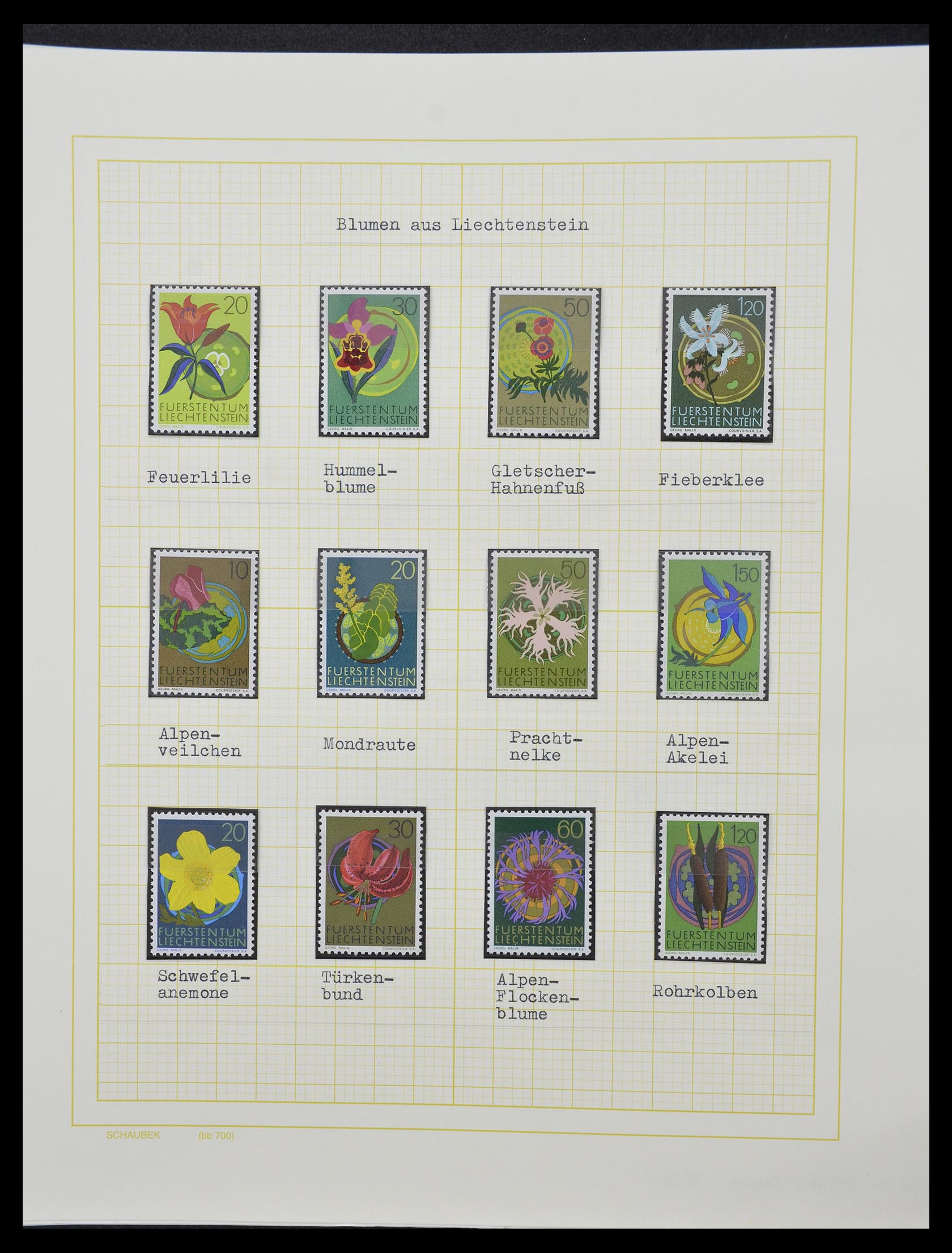 33138 059 - Stamp collection 33138 Liechtenstein 1912-2002.
