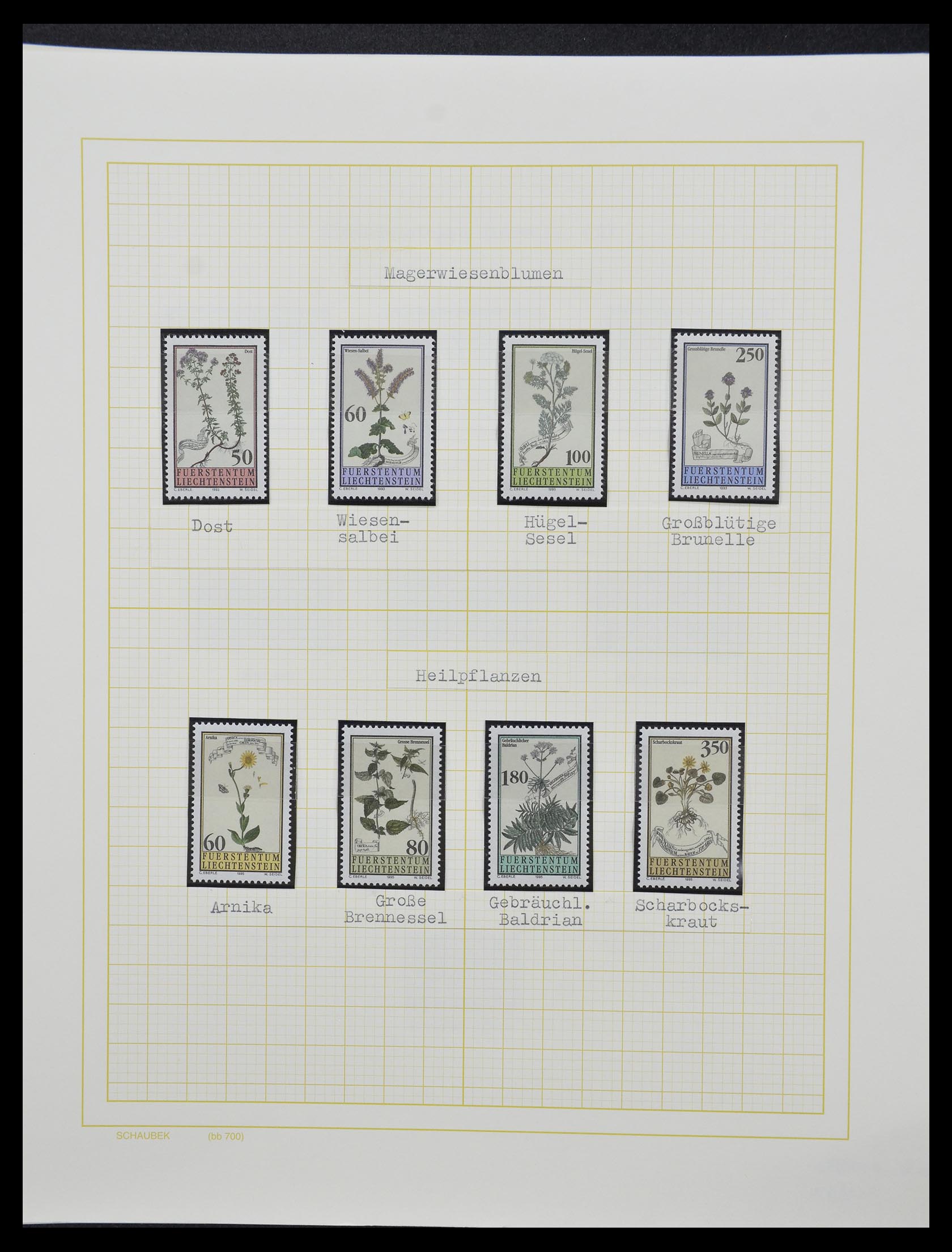 33138 060 - Stamp collection 33138 Liechtenstein 1912-2002.